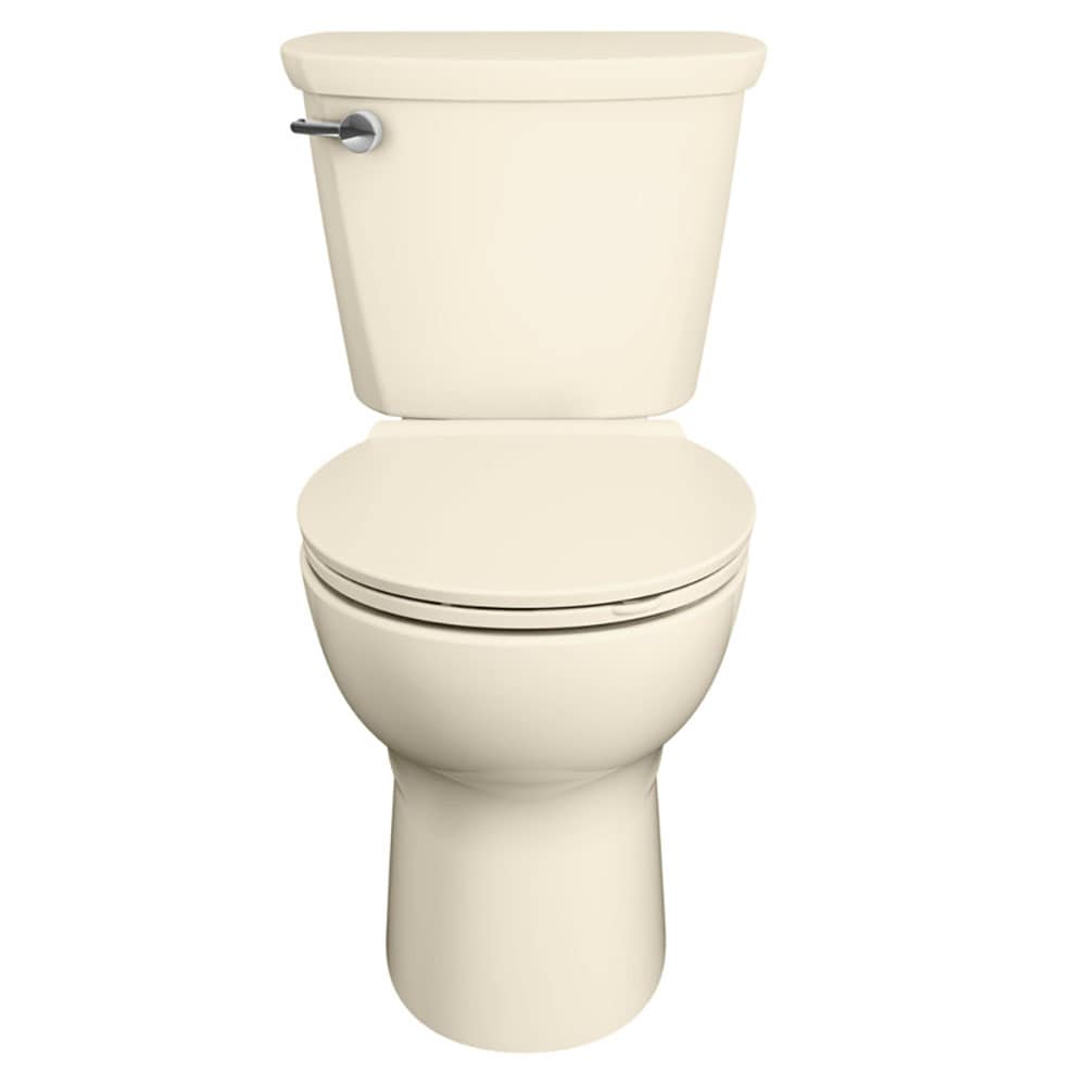 American Standard 215DA004.021 Cadet Pro Bone Round Standard height 12-in Rough-In 1.6 GPF Single 2-piece Toilet
