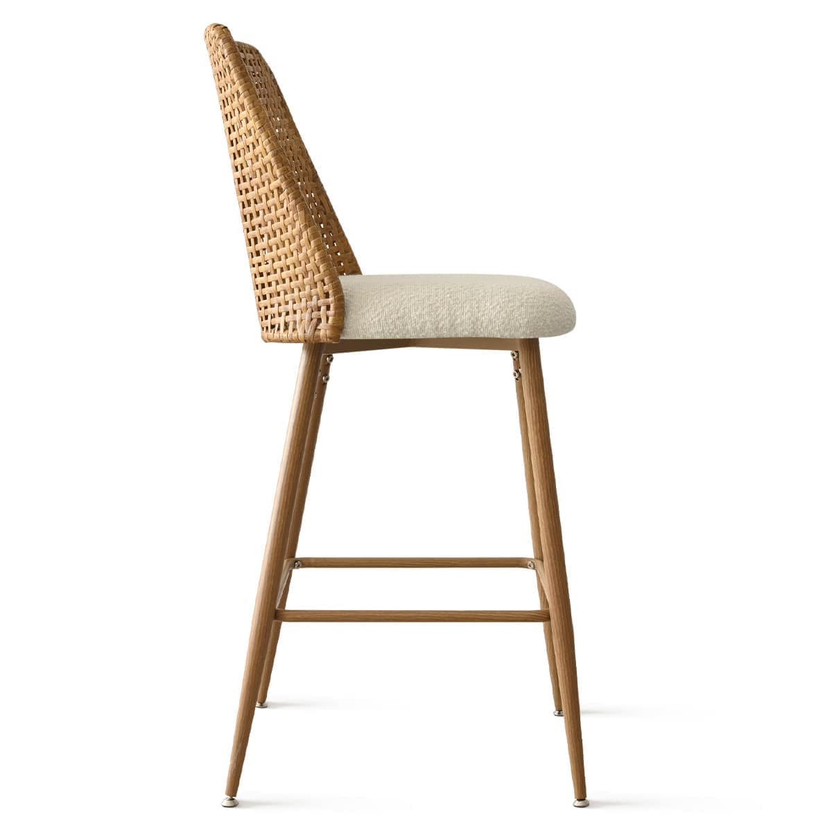 Maison Boucle NICE-MIDBAR-OAK-6 stools - View #5