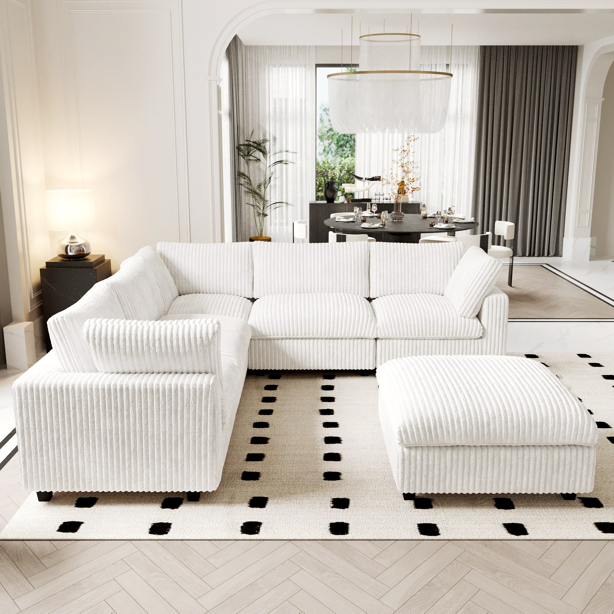 BuotiqHom DH-SF5+1-141BE Sofas-Loveseats - View #2