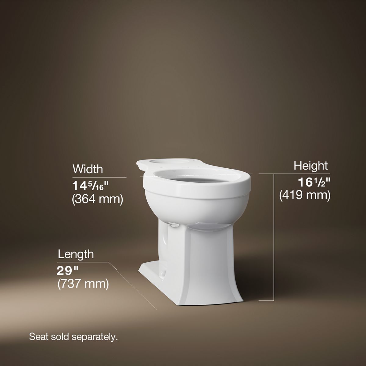 KOHLER 4356-0 Toilet-Bowls - View #3
