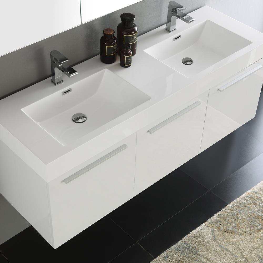 Fresca FVN8093WH-D Bath-Vanity-Combo - View #6