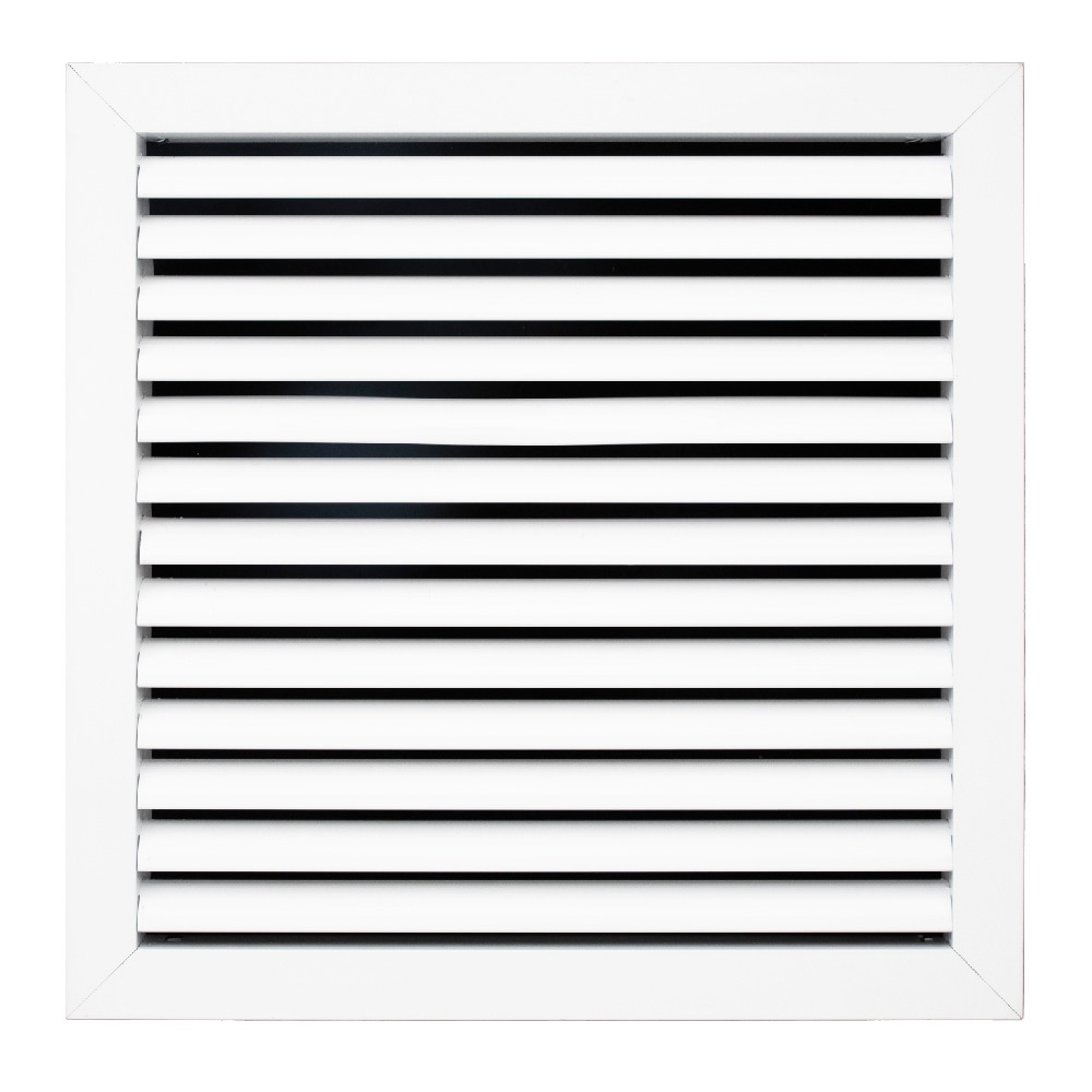 ACLaminaire L-RA 14X14 14-in x 14-in Aluminum White Sidewall/Ceiling Grille
