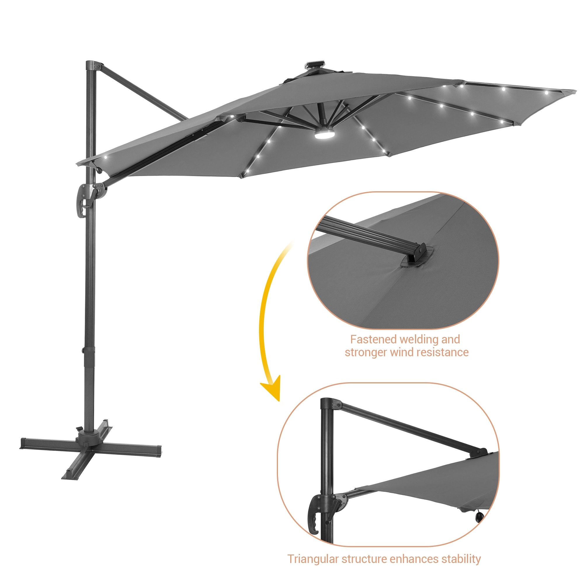 ACEGOSES LW-PCT-JC12LY-LED Umbrellas-2 - View #4