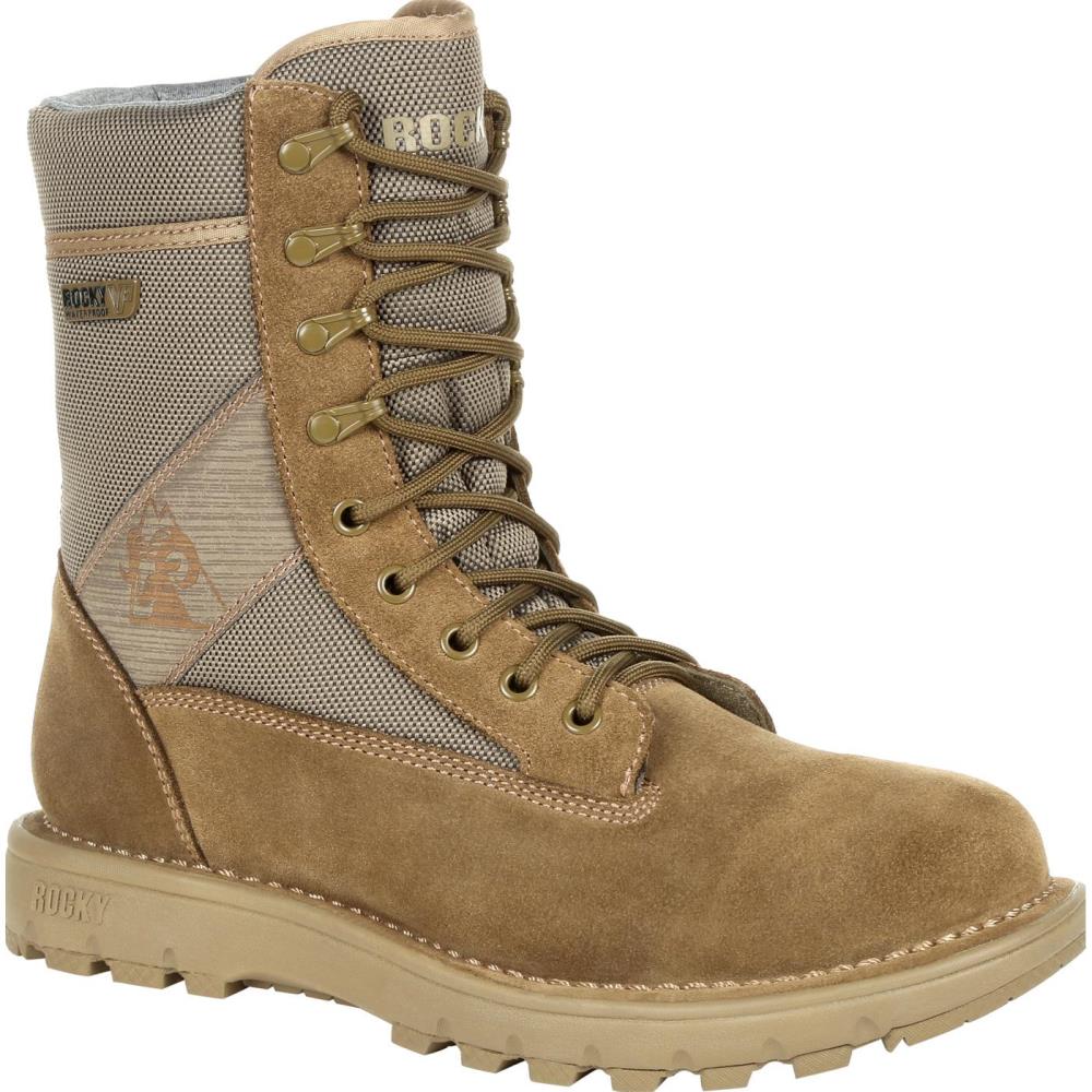 Rocky RKS0457  M  085 Men's Coyote Brown Waterproof Boots Size: 8.5 Medium
