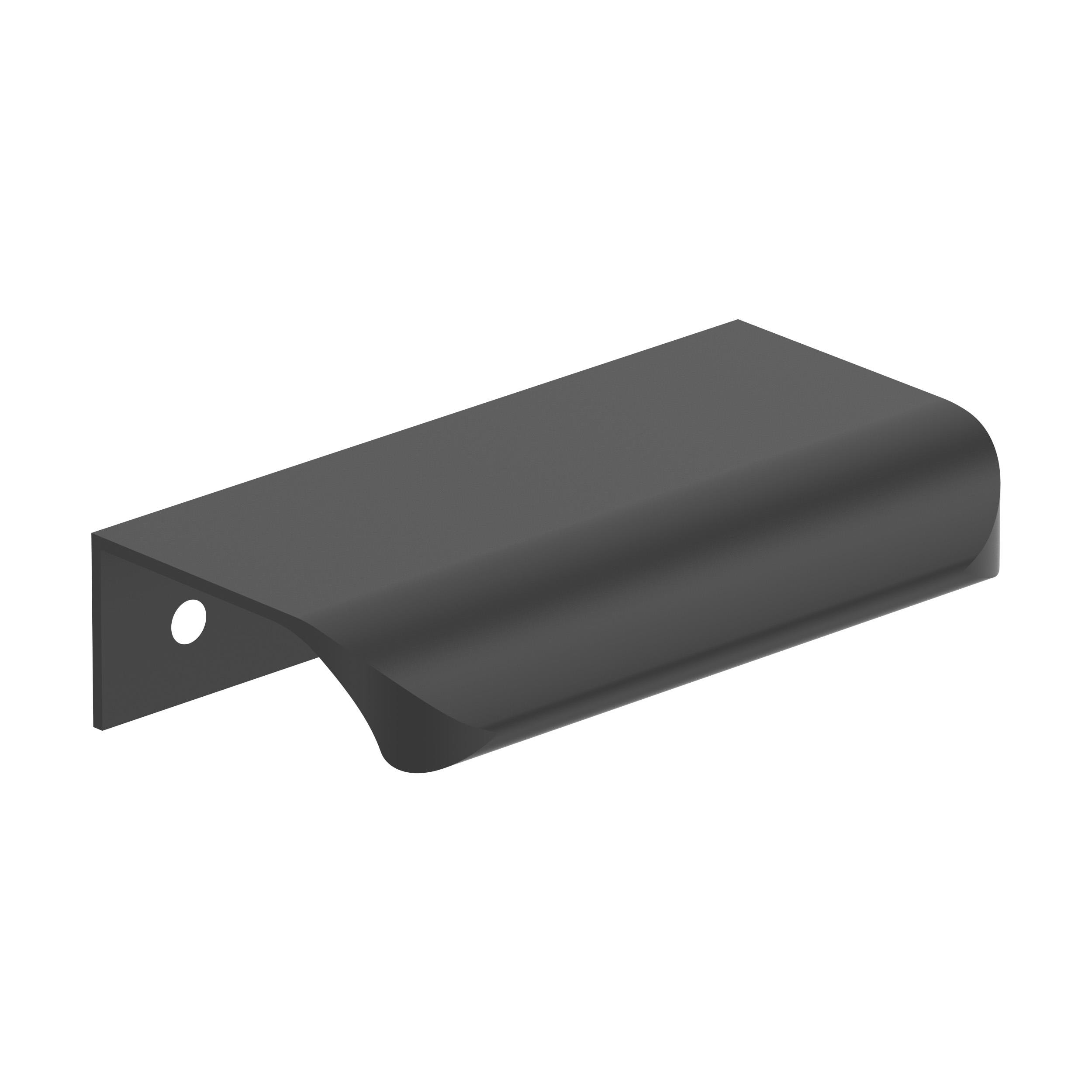 Amerock 10VMP37201MB Streamline Tab 2-1/4-in , Matte Black Rectangular Edge 10 -Pack