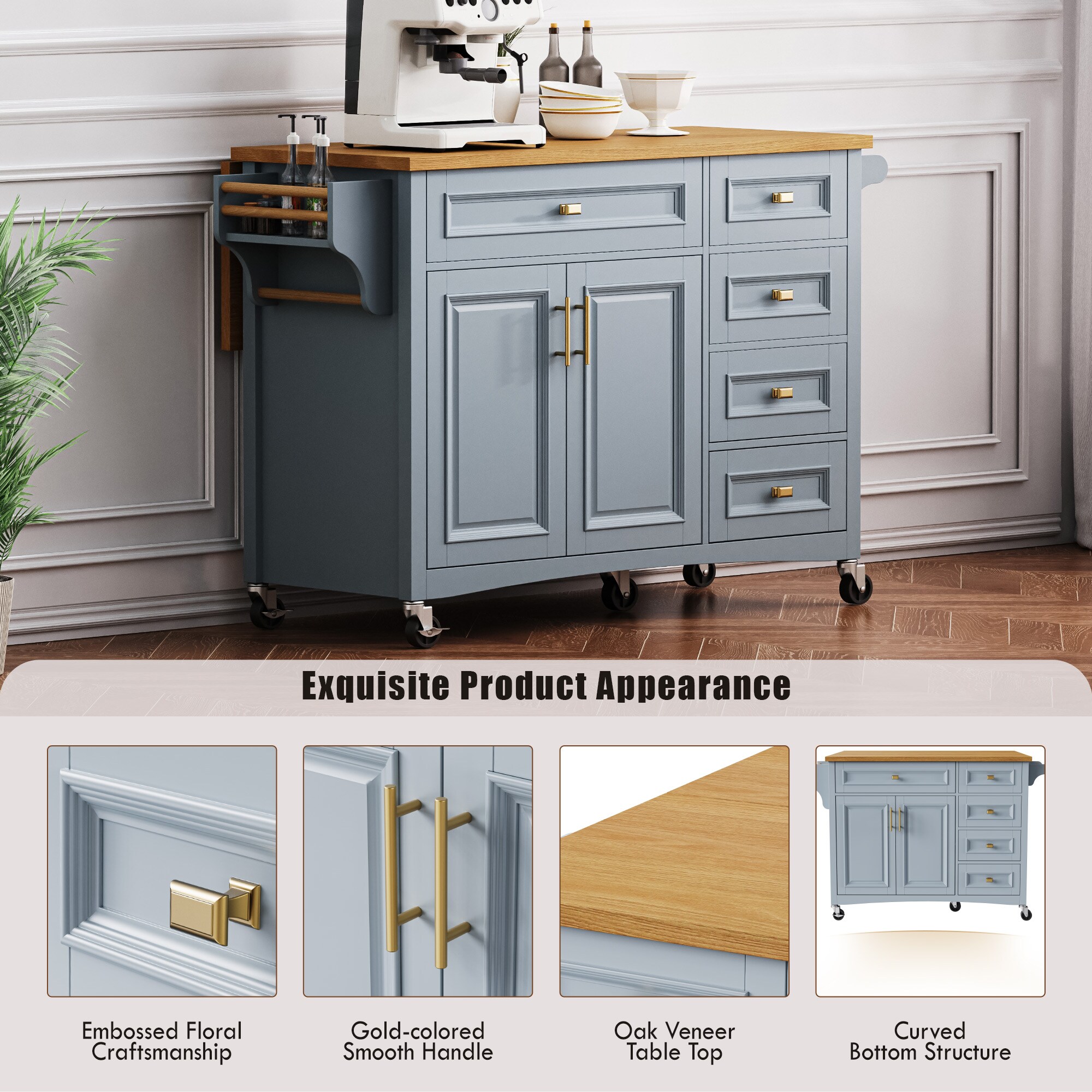 Kahomvis O4-QP707-41 Kitchen-Furniture - View #5