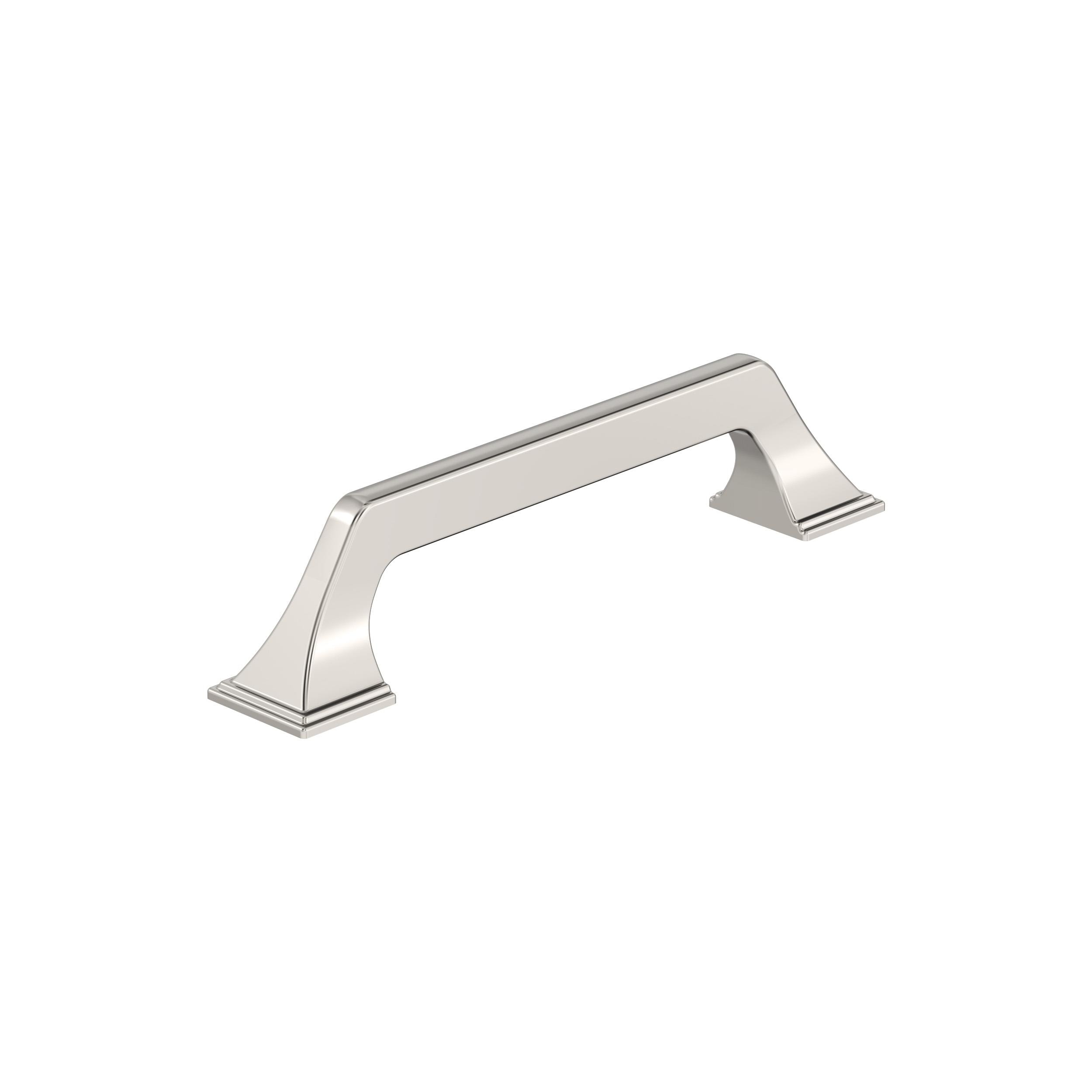 Polished Nickel 5-1/16 inch Modern Cabinet Pull