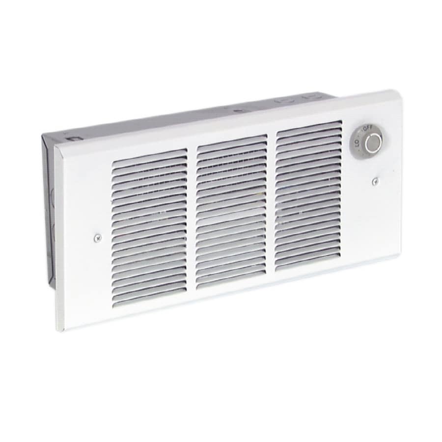 240-volt 2,000-watt Com-Pak In-wall Fan-forced Electric Heater in White  with Thermostat