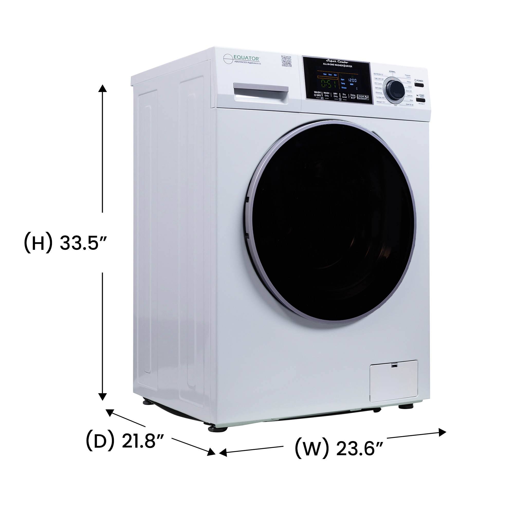 Equator Advanced Appliances EZ 4600 RV W Combination-Washers-Dryers - View #4