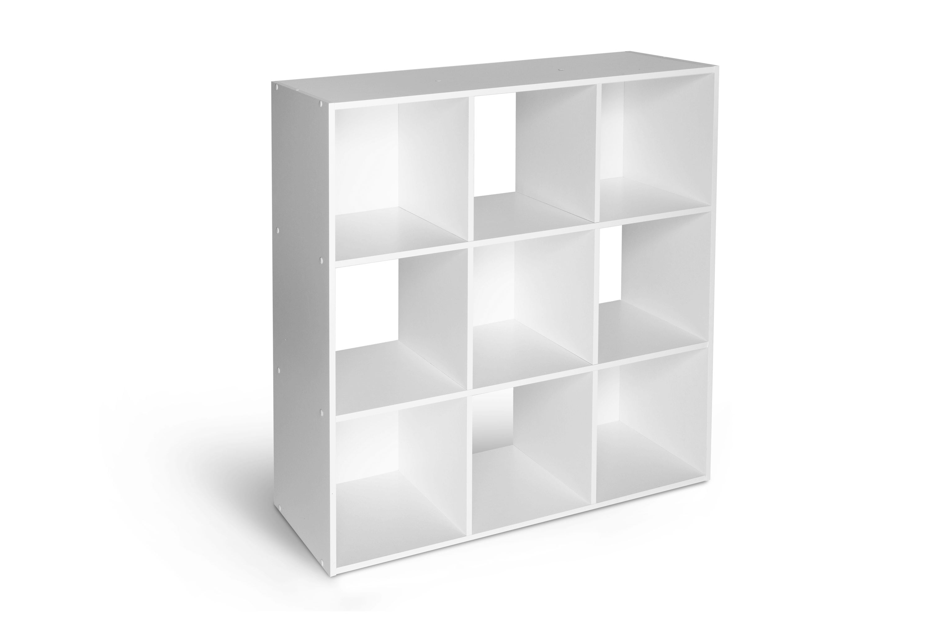 Soft White 9-Cube Storage Organizer