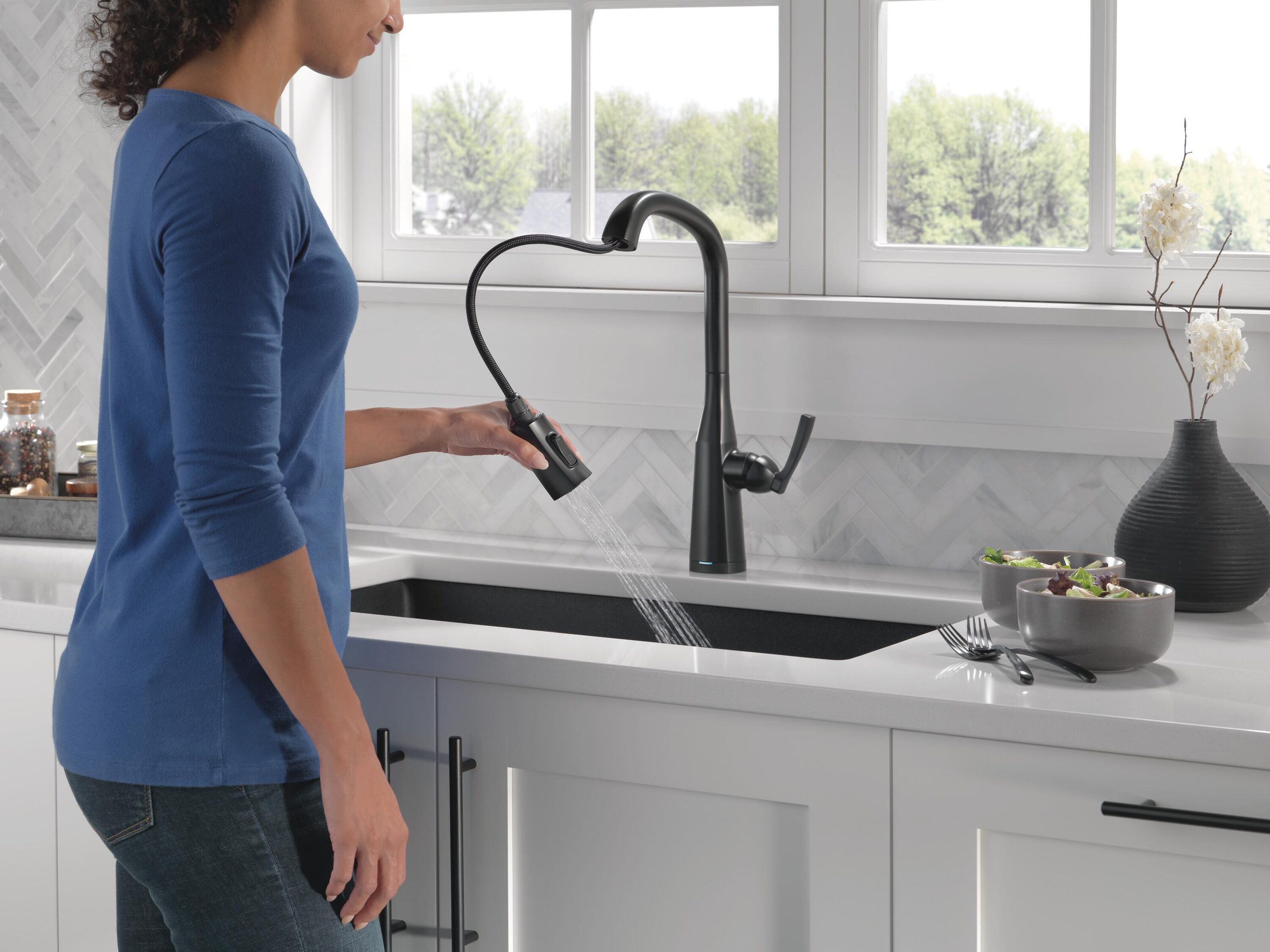 Delta 9176T-BL-DST Kitchen-Faucets - View #2