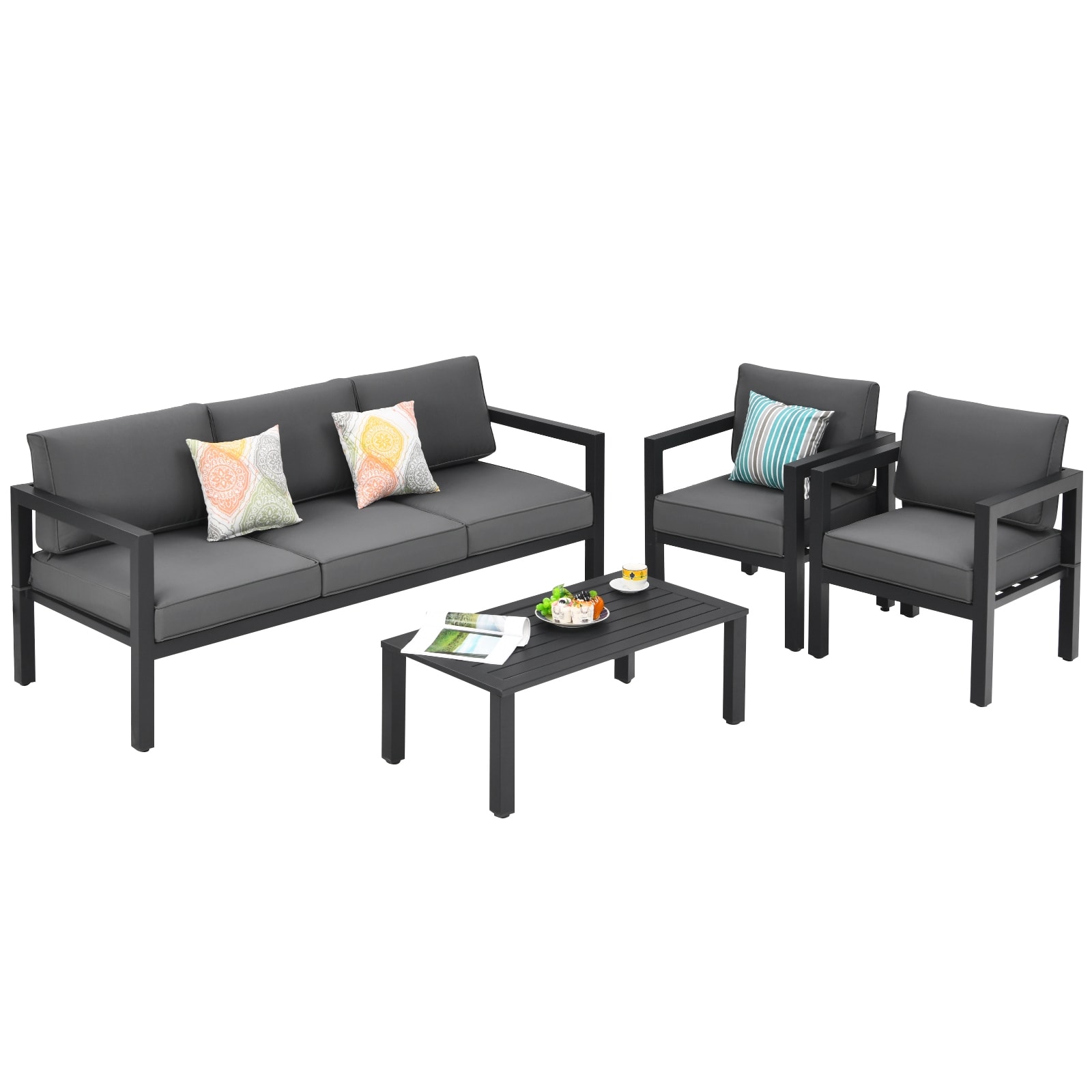 WELLFOR GIS100007AAA Patio-Conversation-Sets - View #2