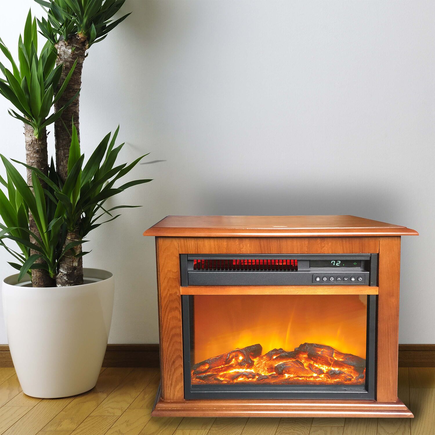 Lifesmart FP1052-OAK Electric-Fireplaces - View #8