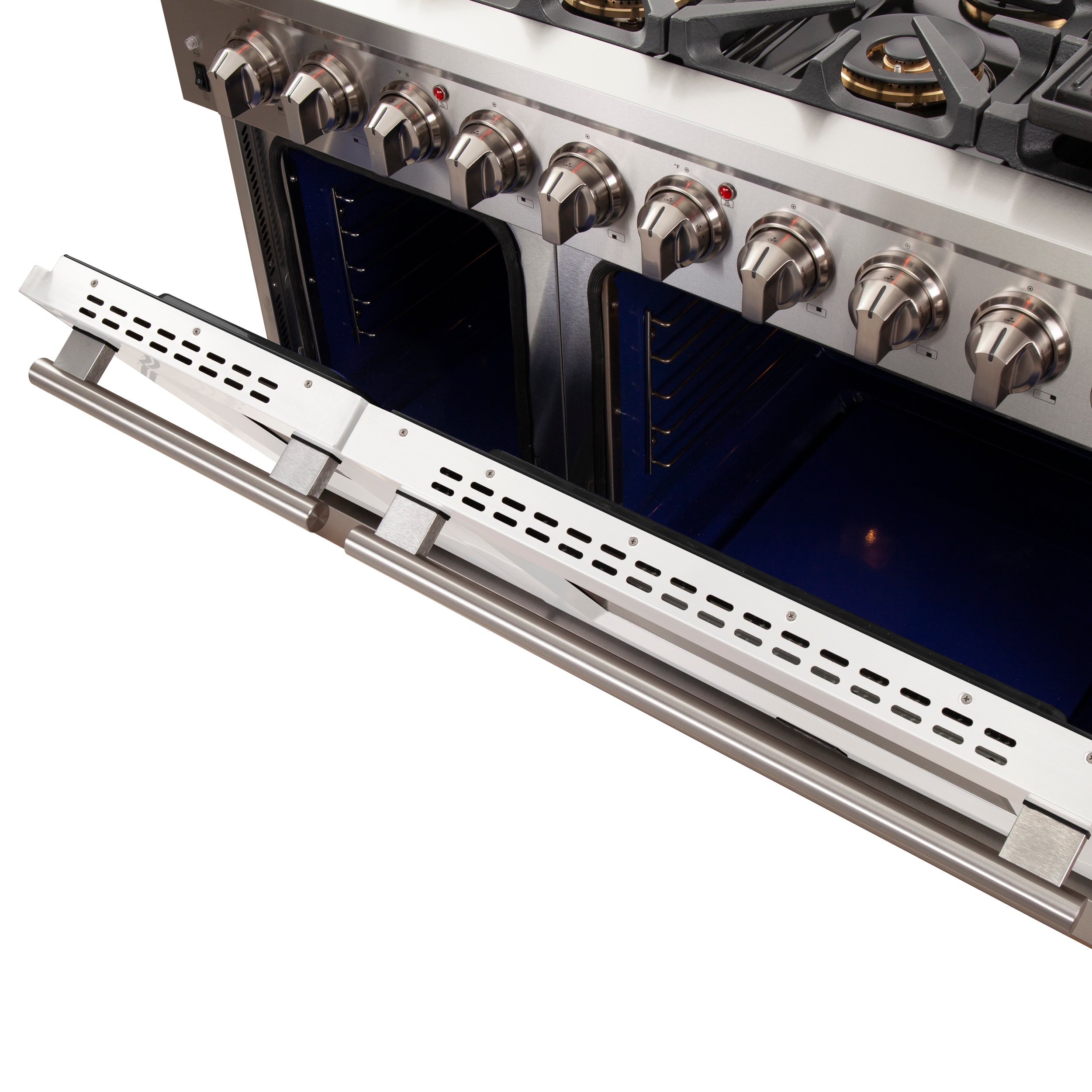 FORNO FFSGS6260-48WHT Double-Oven-Gas-Ranges - View #7
