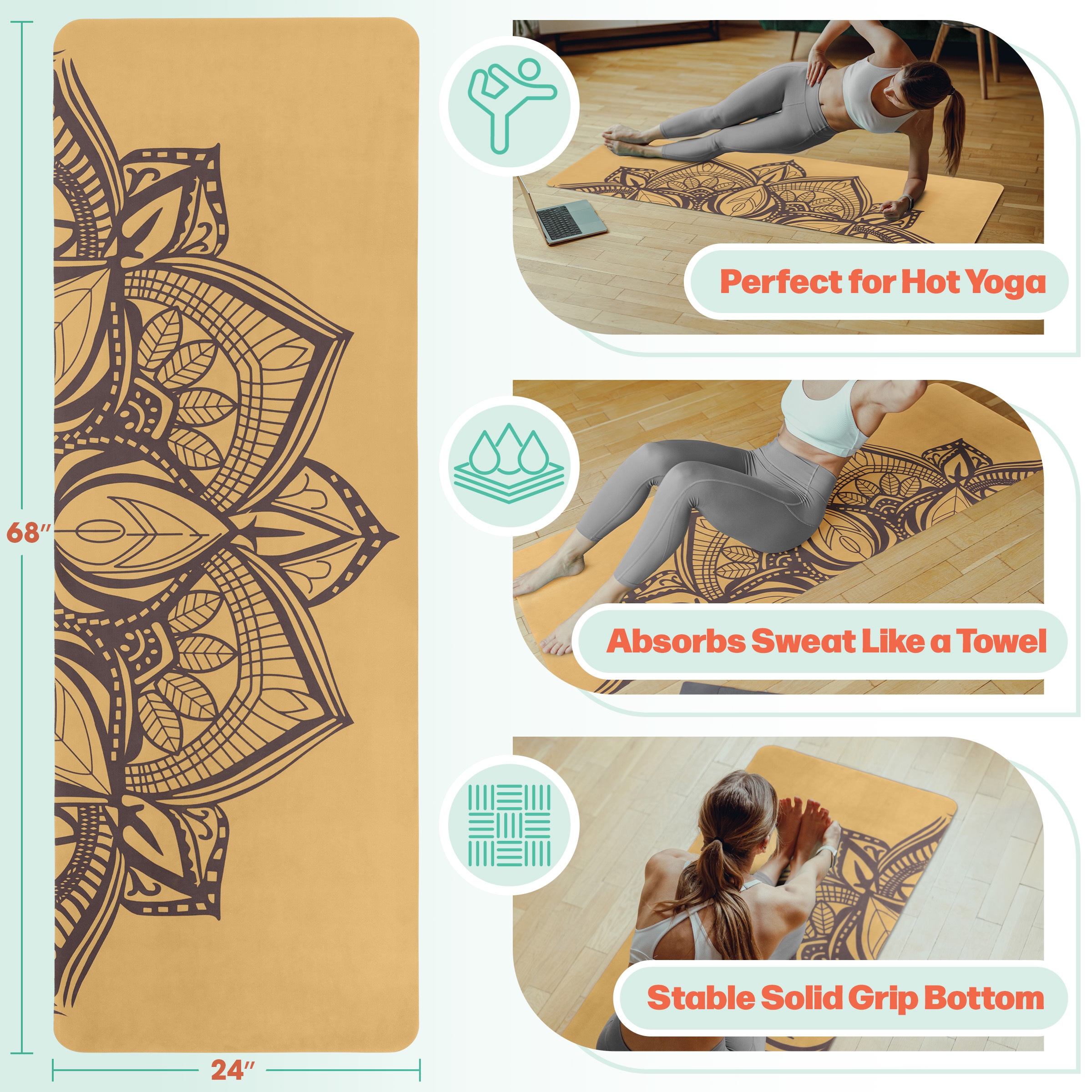 RAD SPORTZ 80-5228 Yoga-Mats - View #2