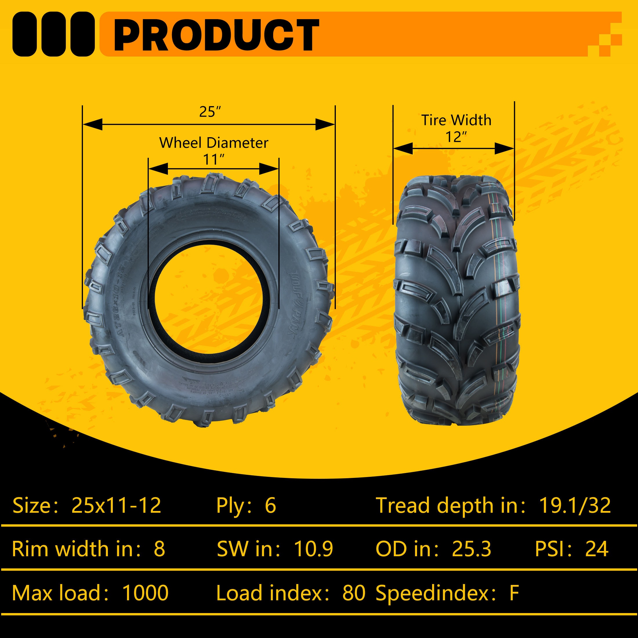 Hi-Run WD1241 Ope-Wheels-And-Tires - View #2