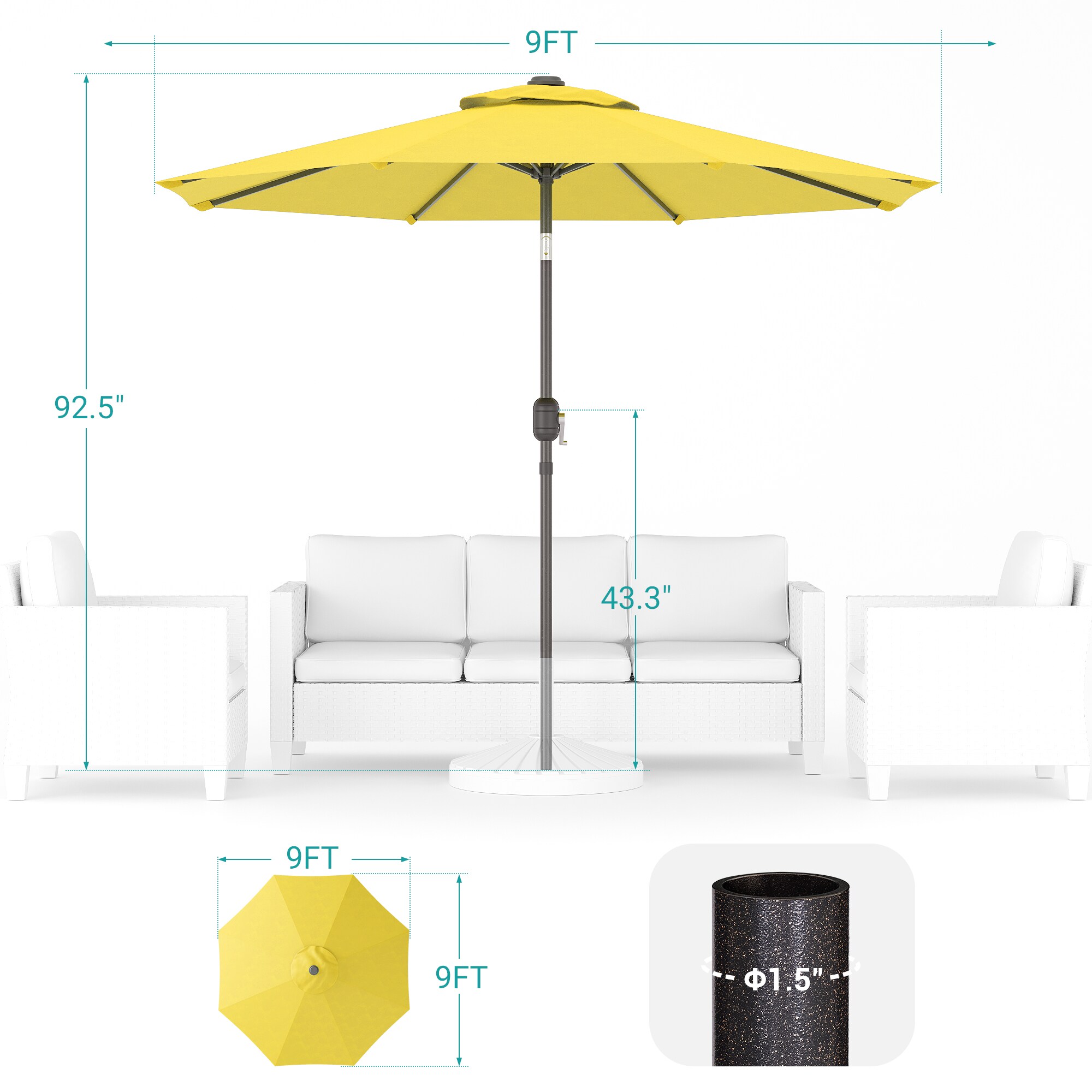 ACEGOSES LW-09Y Umbrellas-2 - View #2