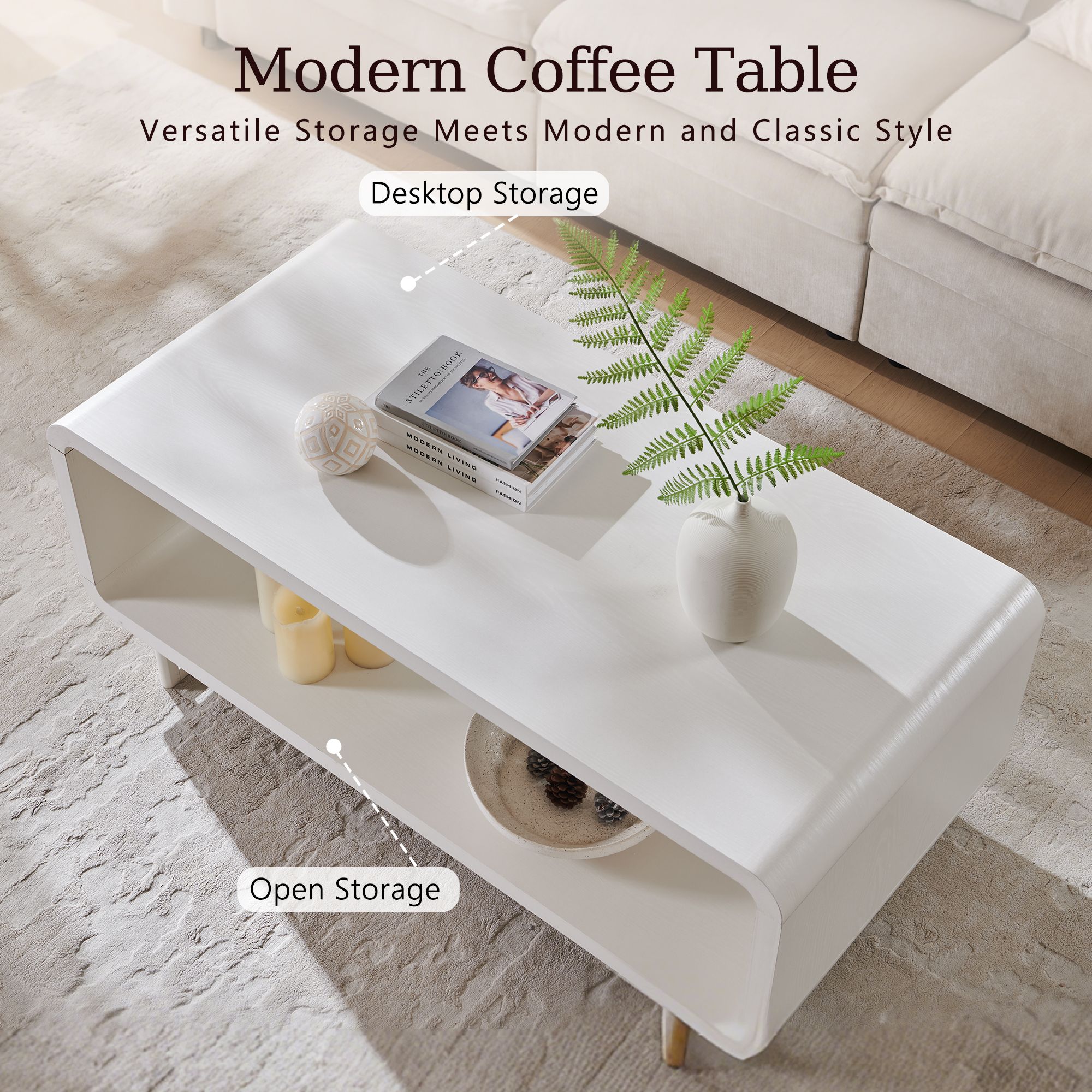 DecorUHome GHJ5011-WH-PRO Coffee-Tables - View #3