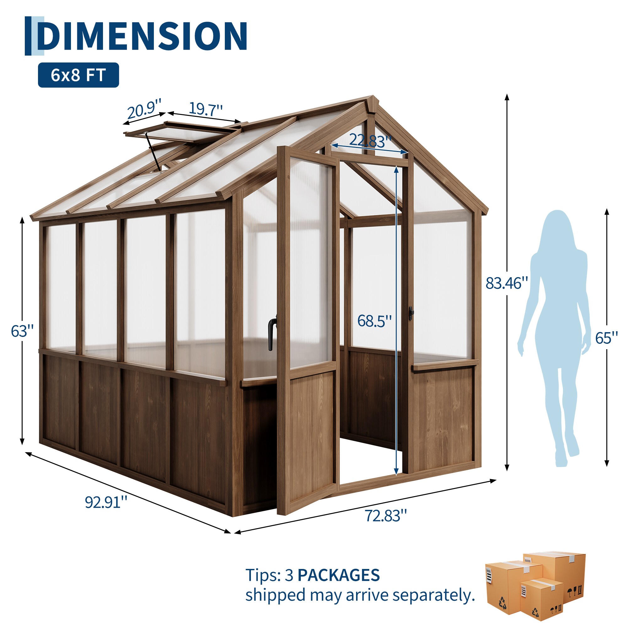 IdealHouse H3238SVA49PP greenhouses - View #3