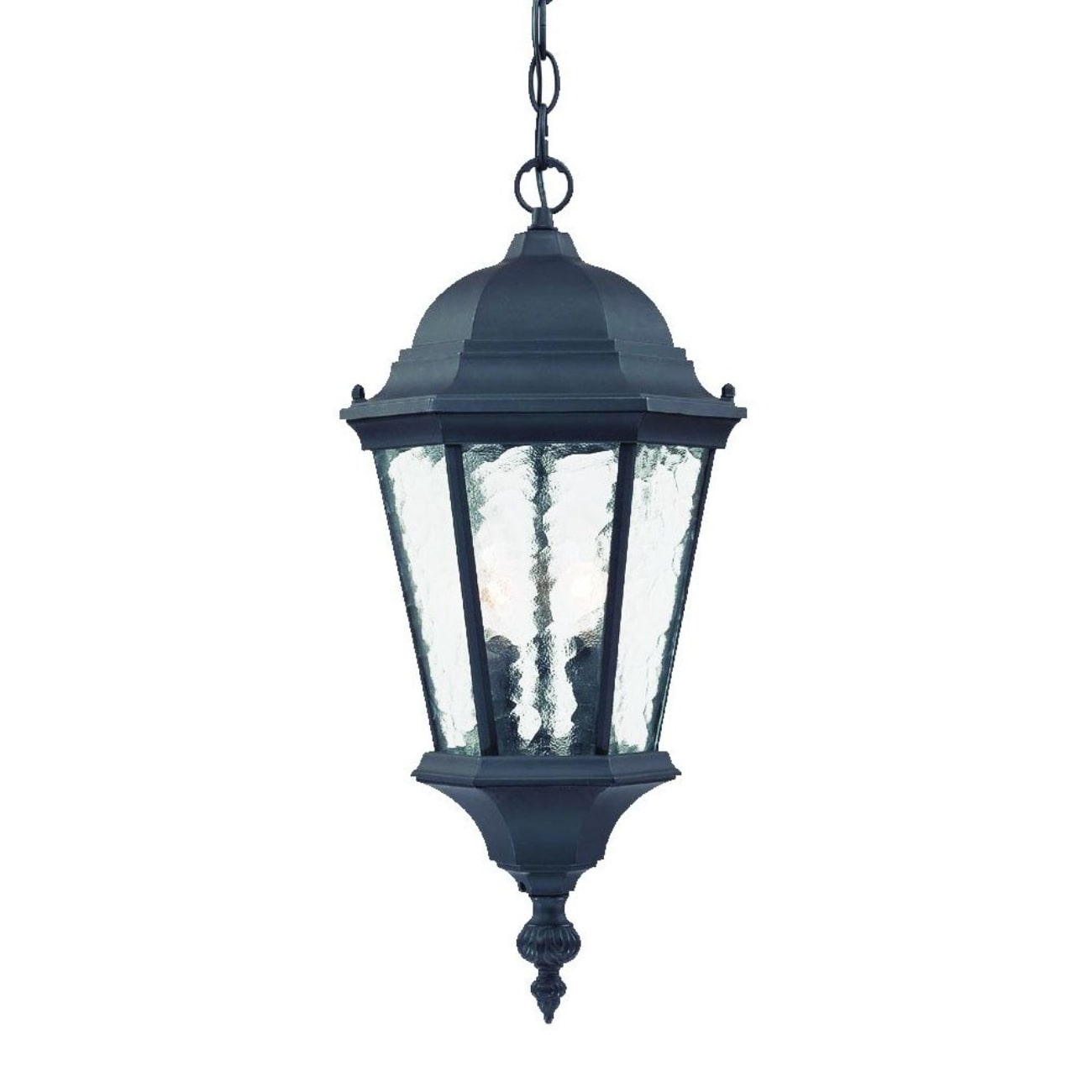HomeRoots 4000398012 1 -Light 20-in H Black Hardwired Outdoor Wall Light