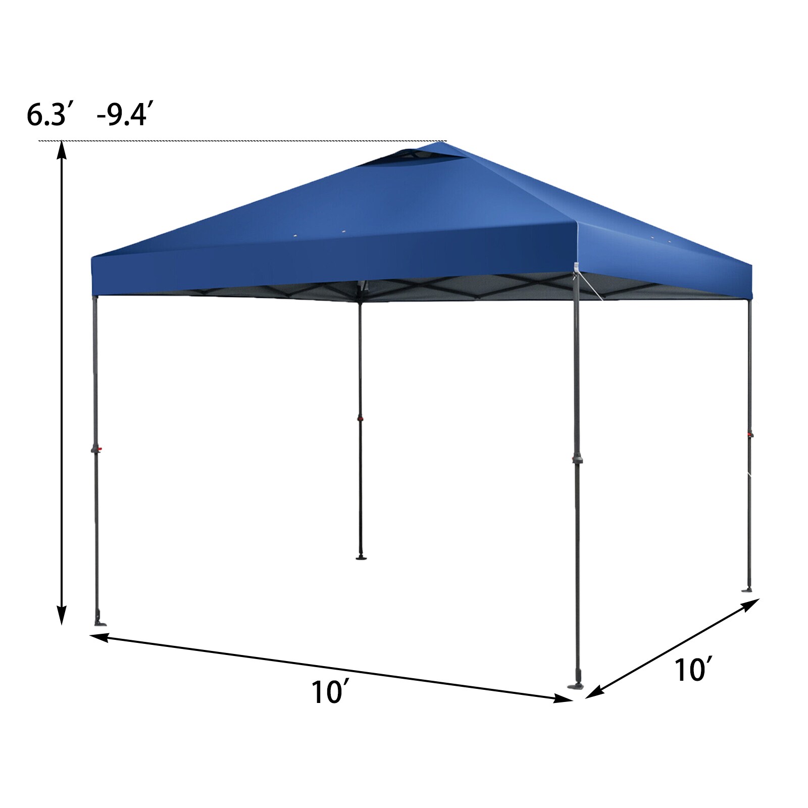 WELLFOR TDS10847BL Canopy-Storage - View #5