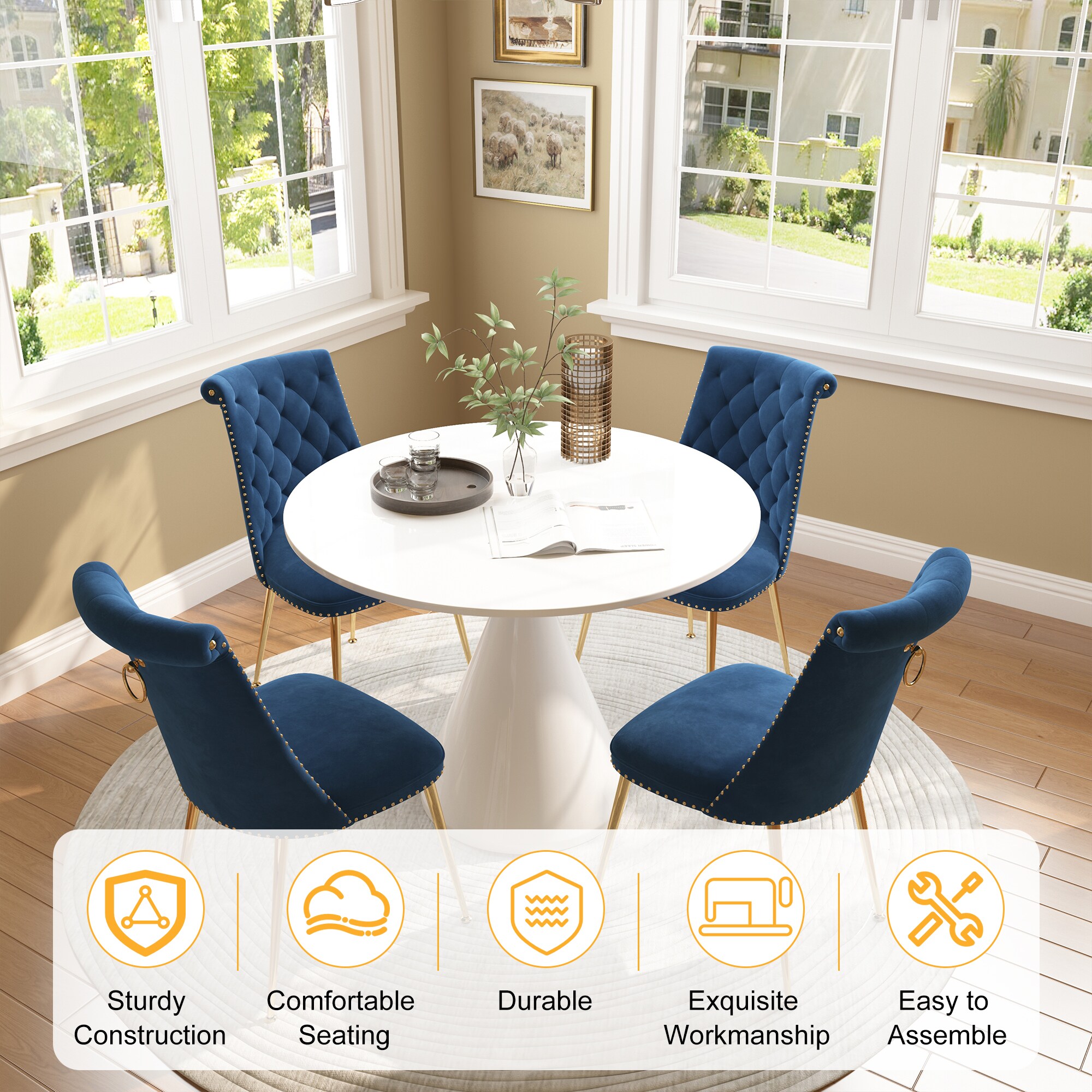 Clihome CL-RBT1-BBG700BK Dining-Sets - View #6