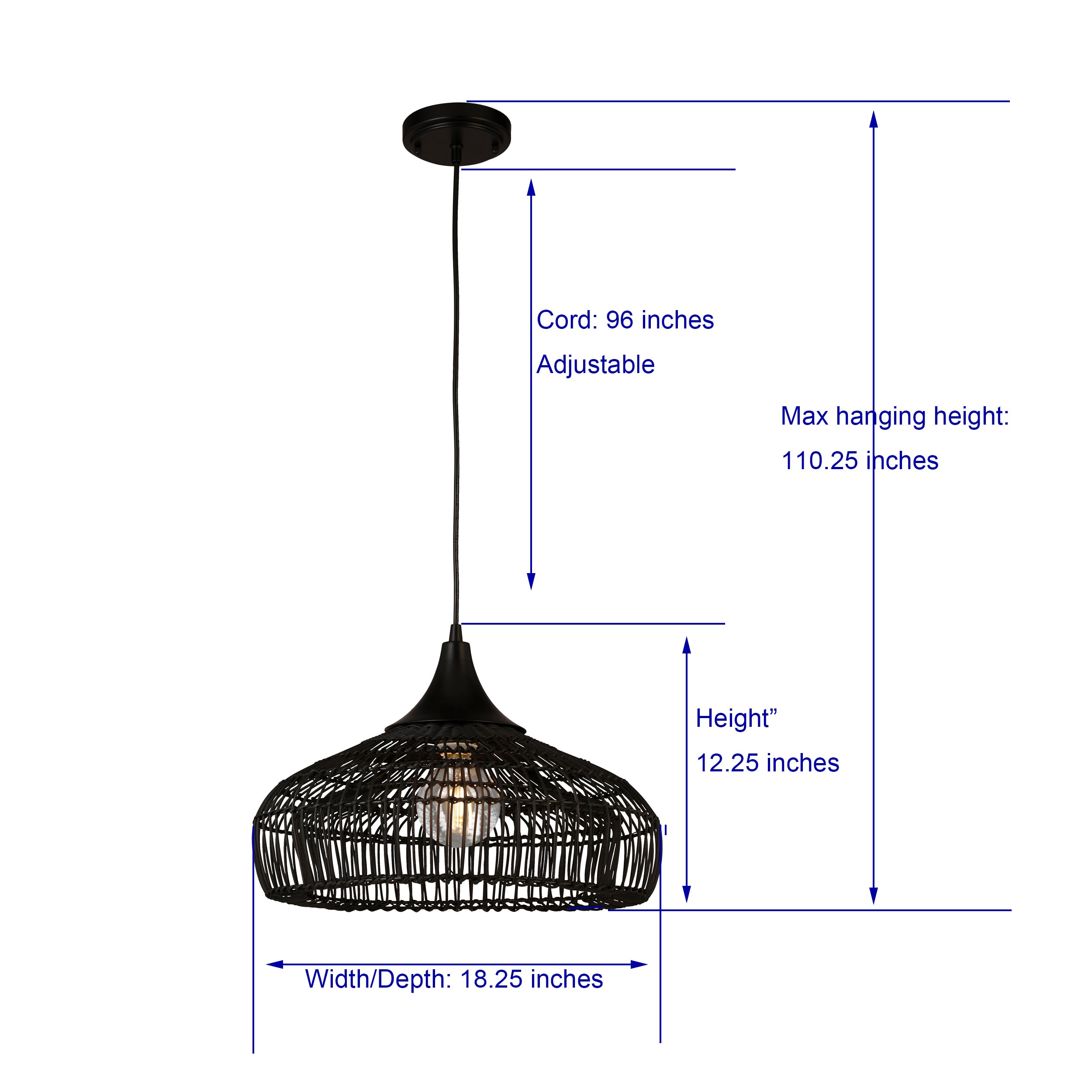 allen + roth KHU4991A Pendant-Lights - View #5