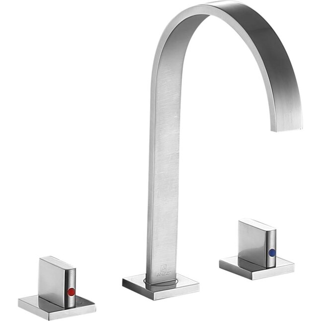 ANZZI Sabre Brushed Nickel 1-Handle Deck-Mount High-Arc Handle Kitchen Faucet ANZZI Sabre Brushed Nickel 1-Handle Deck-Mount High-Arc Handle Kitchen Faucet