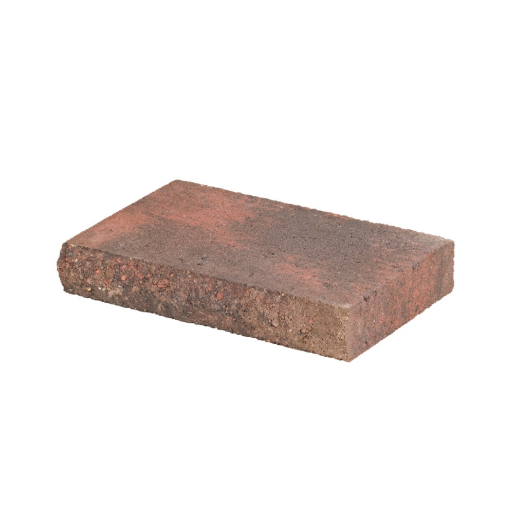 2-in H x 12-in L x 8-in D Autumn Blend Concrete Retaining Wall Cap in Red | - Lowe's 30536