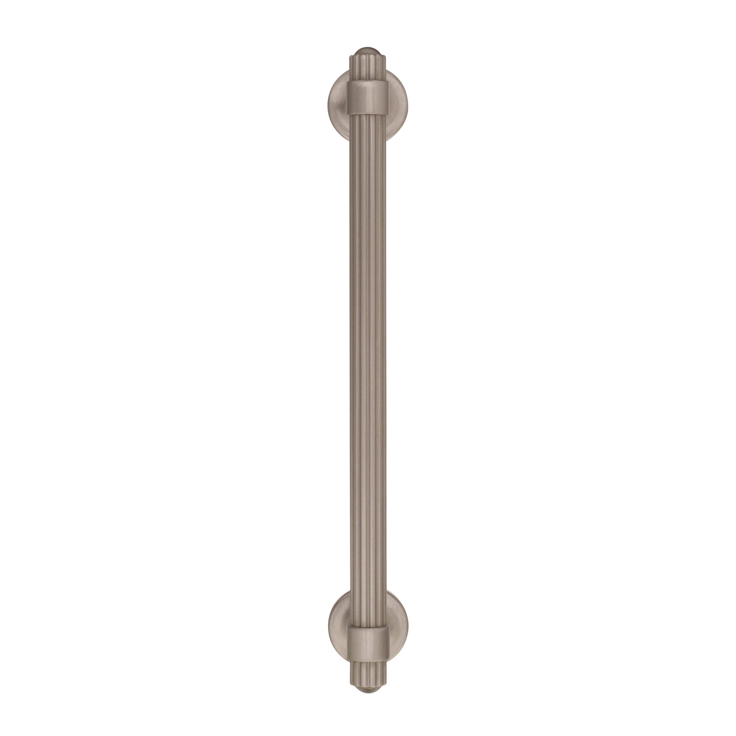 Satin Nickel 6-5/16" Coastal Bar Pull with Mounting Hardware