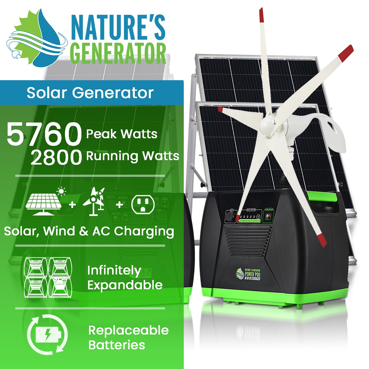 NATURE'S GENERATOR HKNGPTELW Solar-Generators - View #10