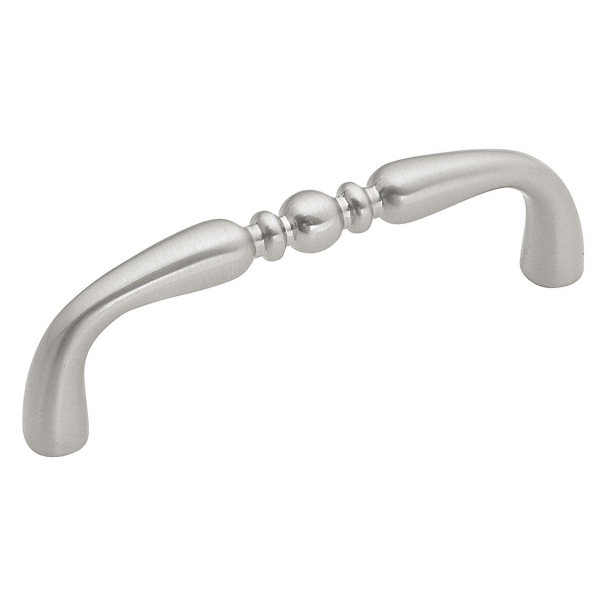 Hickory Hardware P14451-SN Conquest 3-in (76Mm) Center to Center Satin Nickel Rectangular Handle Drawer Pulls