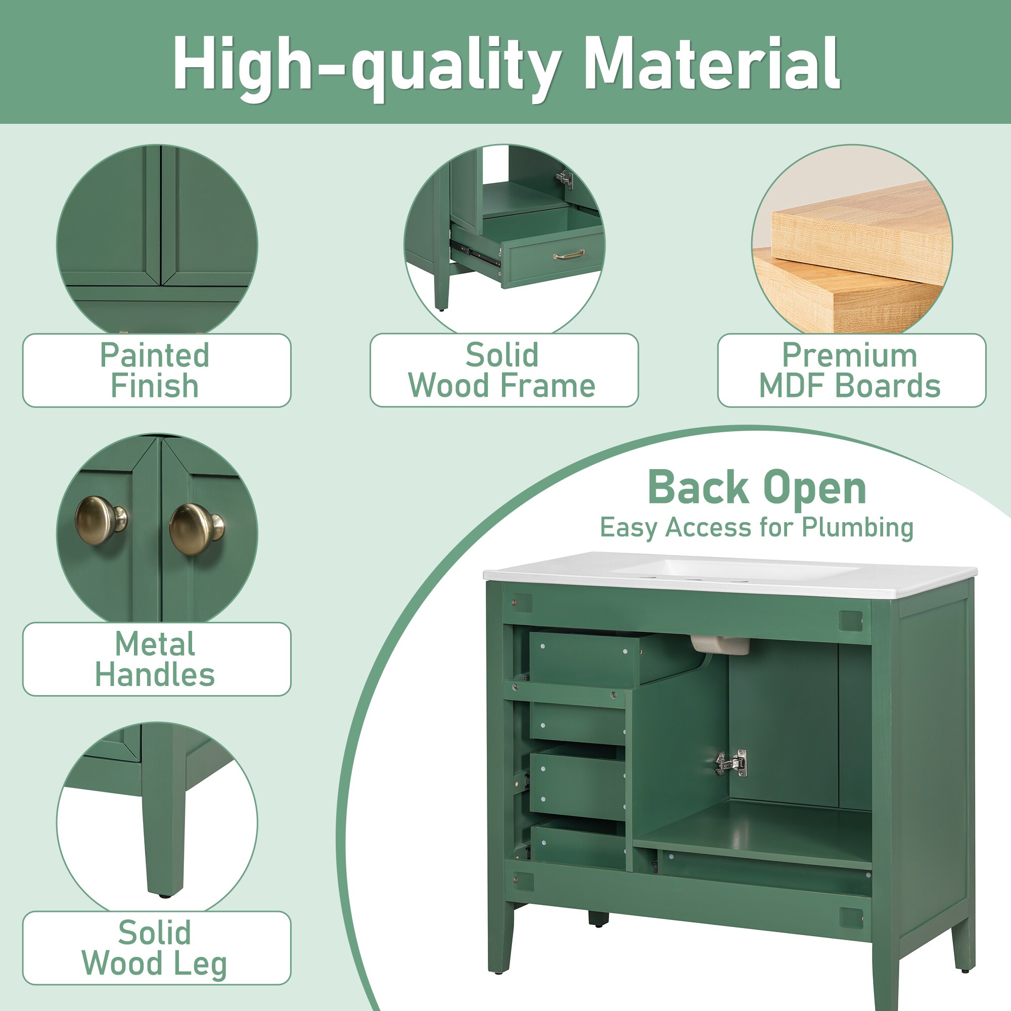 LOVMOR SF-WO-N759P293646F Bath-Vanity-Combo - View #7