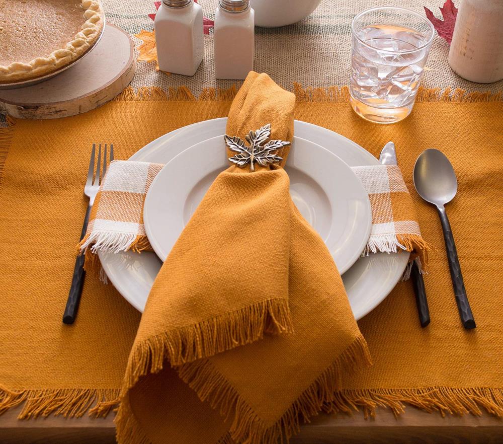 DII Solid Pumpkin Spice Placemats In The Serveware Accessories   11875239 