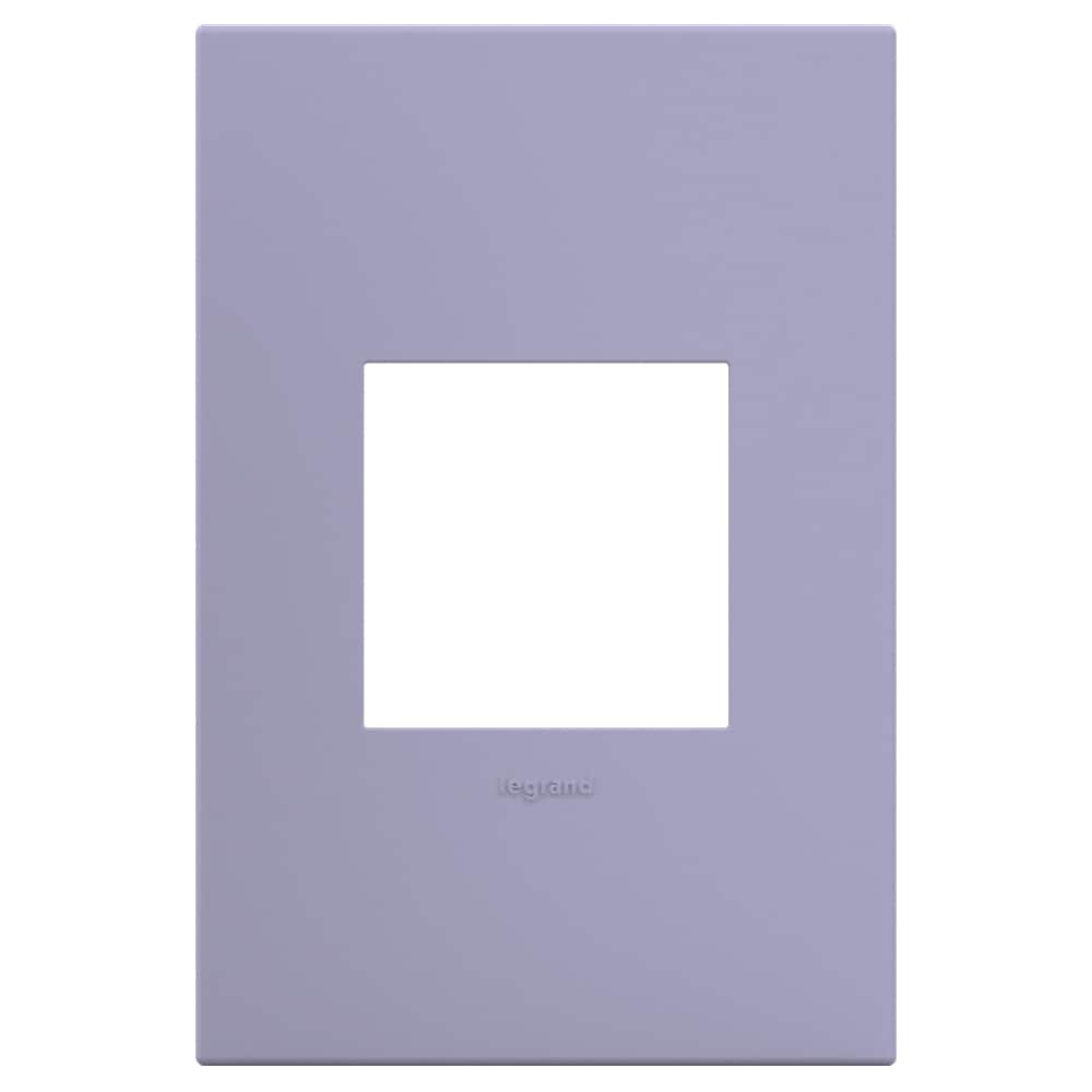 Legrand AWP1G2CA4 adorne 1 -Gang Specialty Size Carnival Plastic Indoor Screwless Square Wall Plate