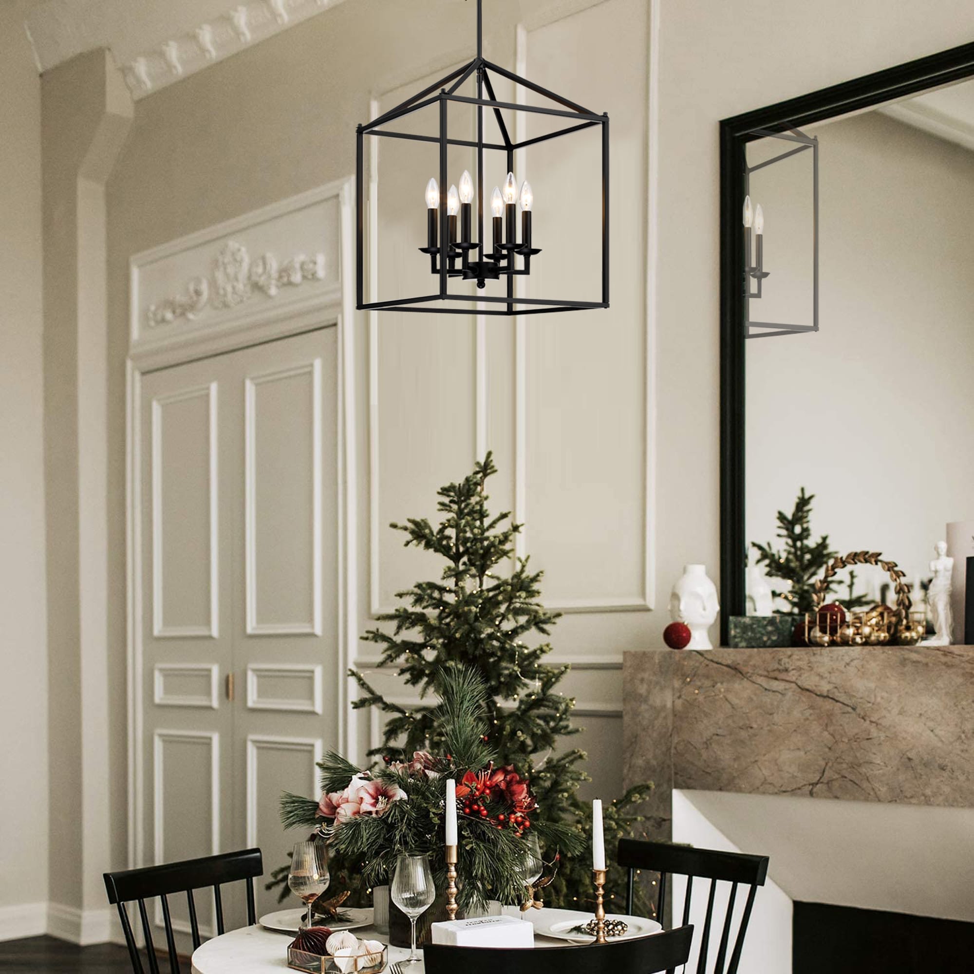 FAYMART LIGHTING FL50486-BK Pendant-Lights - View #8