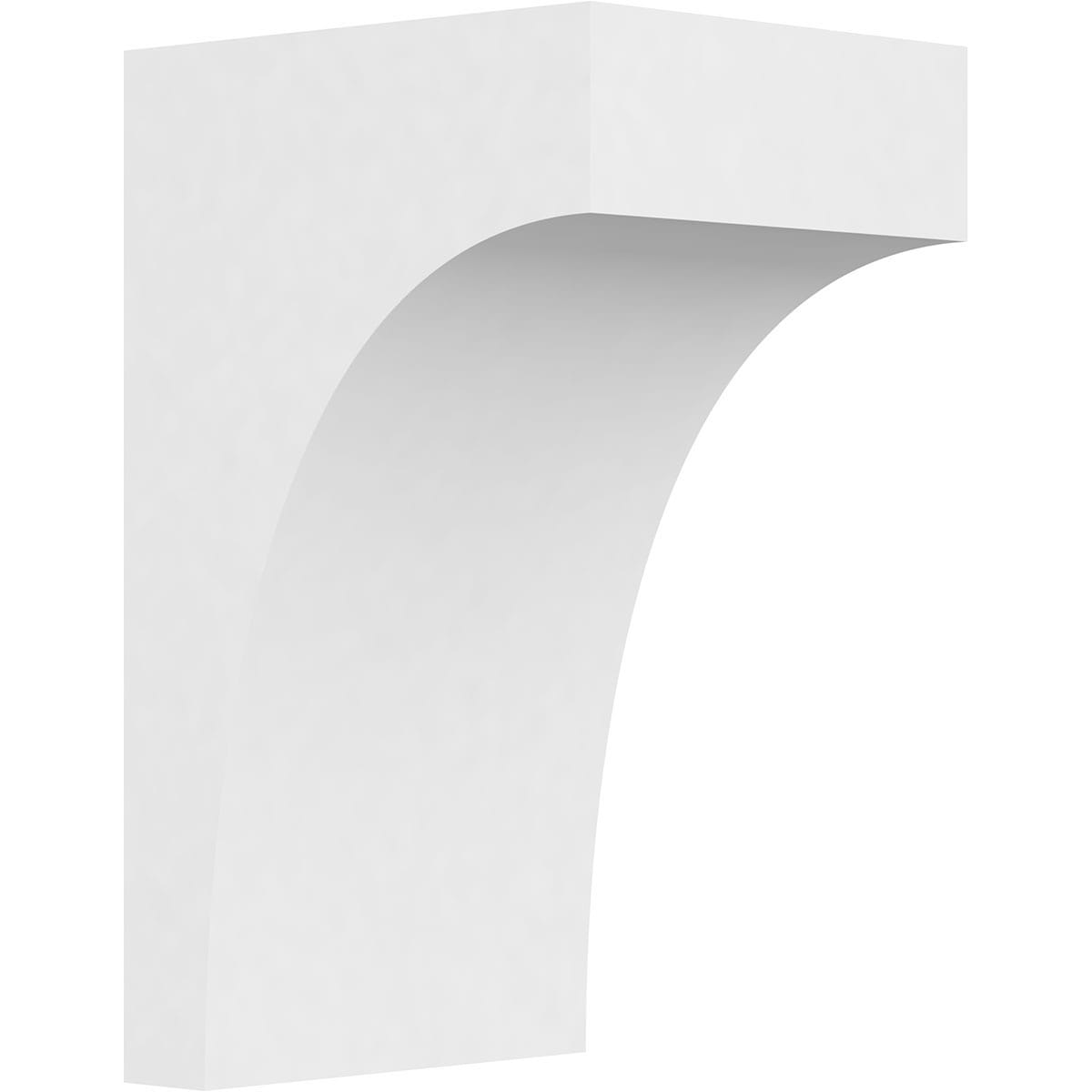 Ekena Millwork CORP05X06X10STO 5-in x 6-in x 10-in Standard stockport Unfinished White PVC Paintable Corbel