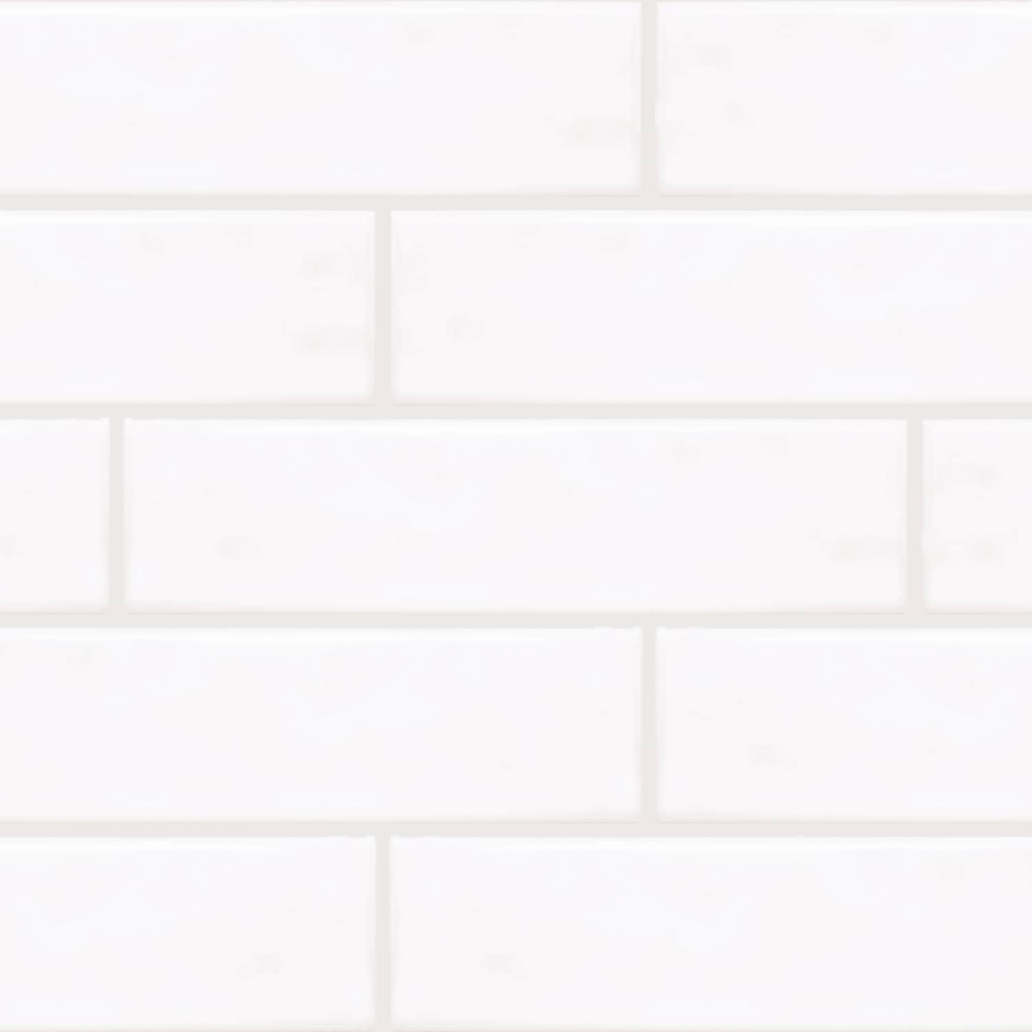 Daltile Core Classic True White 2-in x 8-in Glossy Ceramic Subway Wall Tile ( 0.127-sq ft / Piece )