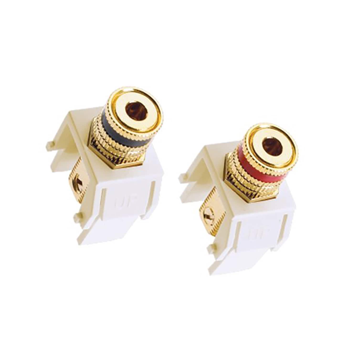 Legrand F3457-WH-V1 2-Pack Plastic Wall Jack