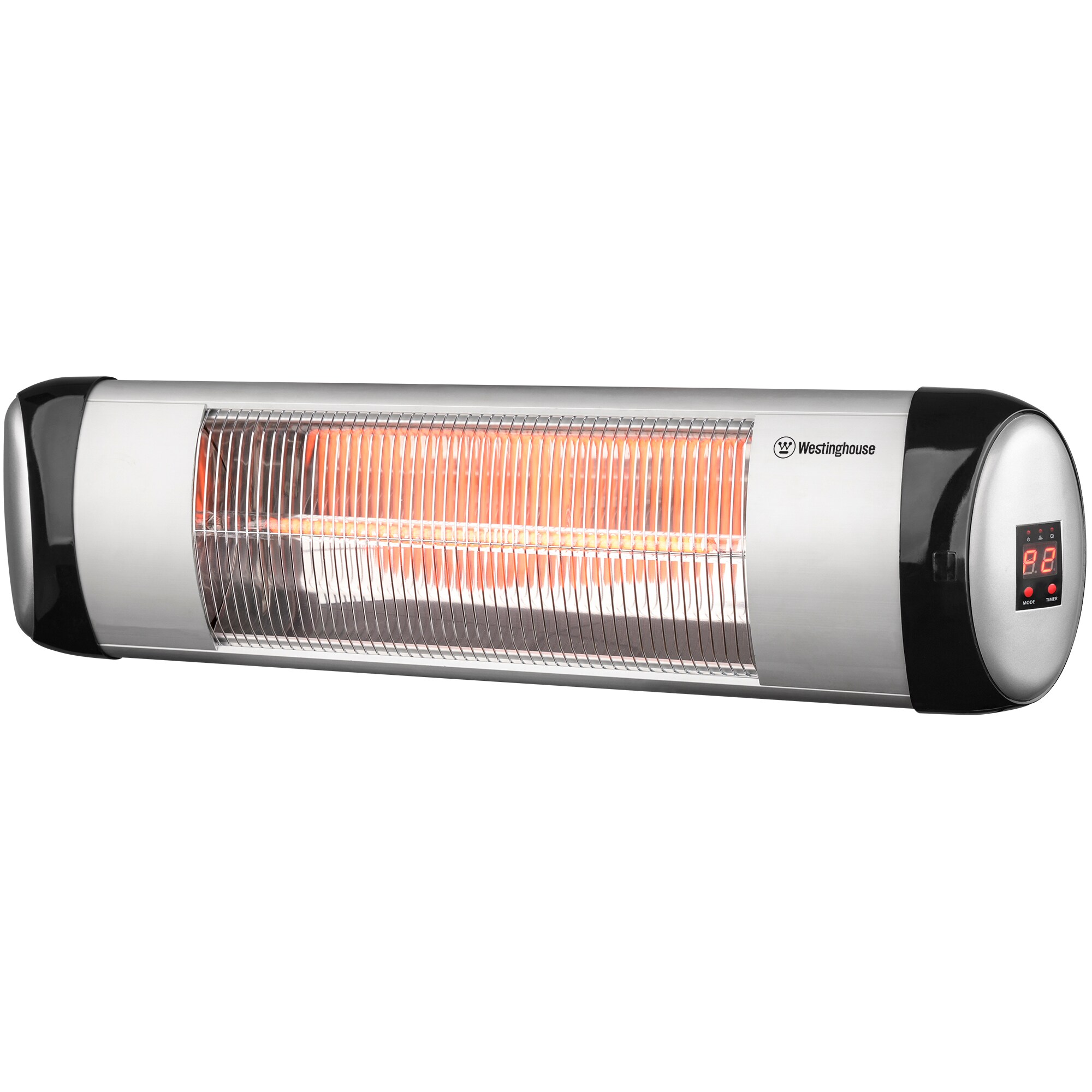 Westinghouse WSHCFKNX1500 5100 -BTU 110 -Volt Silver Steel Electric Patio Heater