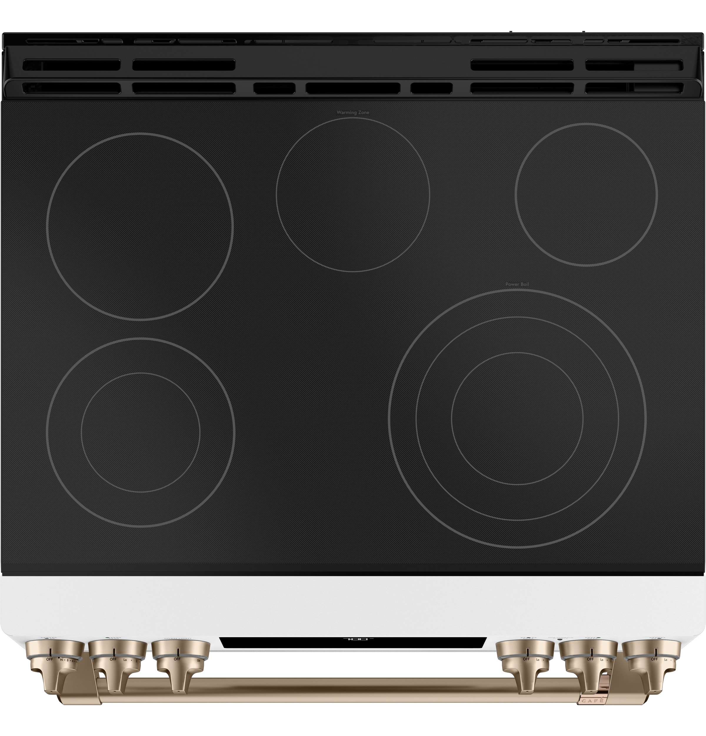 Cafe 30-in Smooth Surface 5 Elements 5.7-cu ft Self-Cleaning Air Fry ...