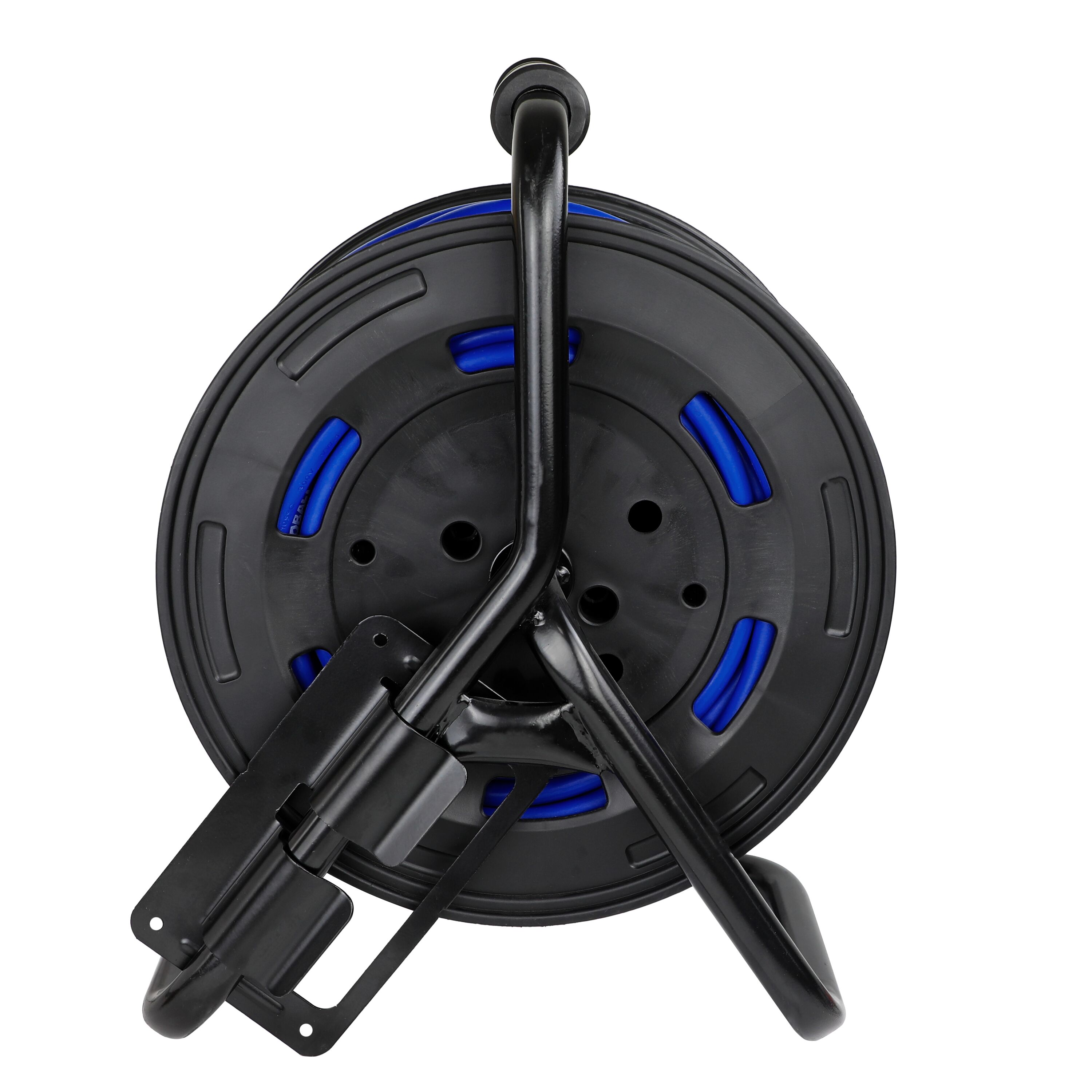 Kobalt 4-outlet Kobalt Black/blue Cord Reel 2-USB W/80ft 14/3 SJTW