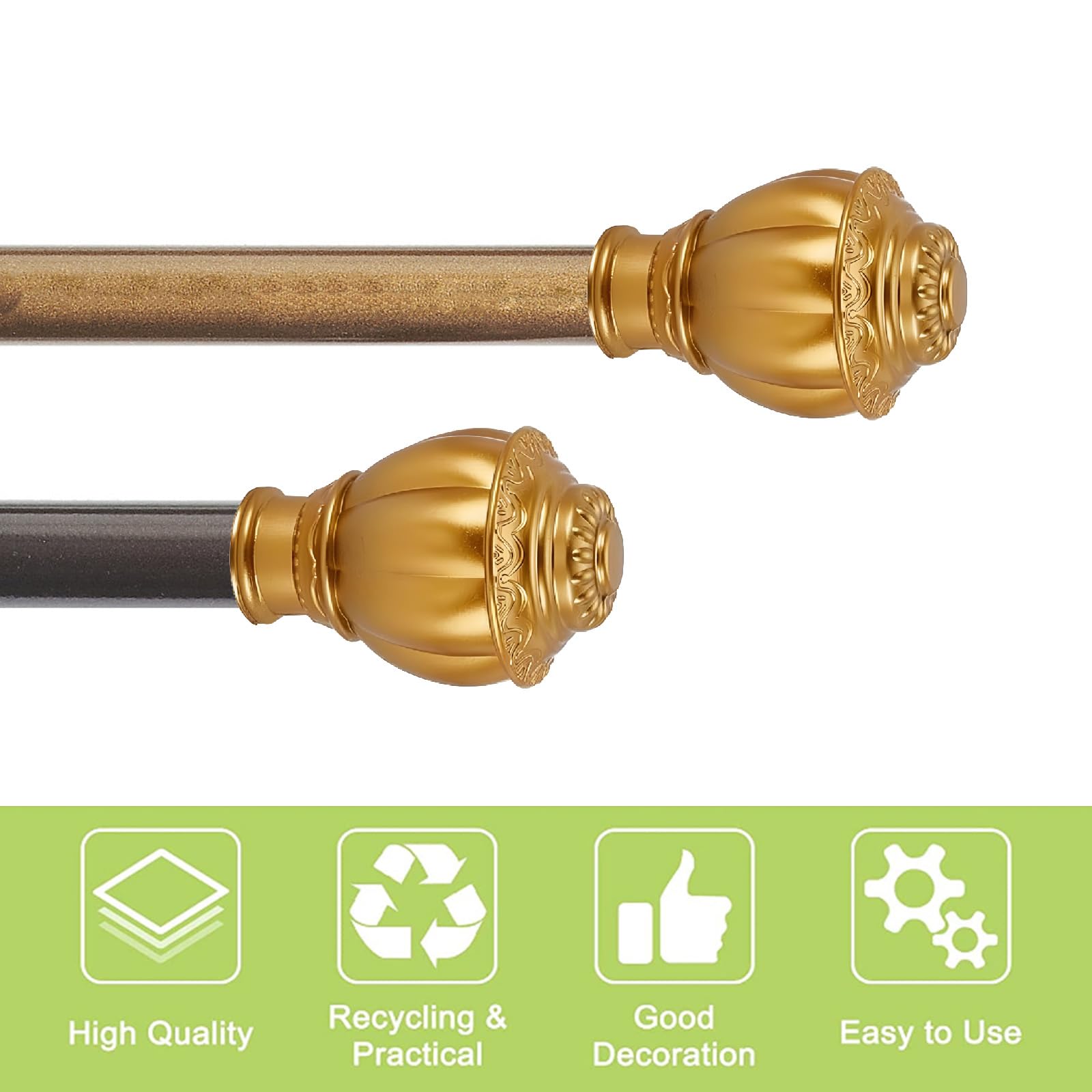 KIWDZFU LKI0821A116 Curtain-Rods - View #3
