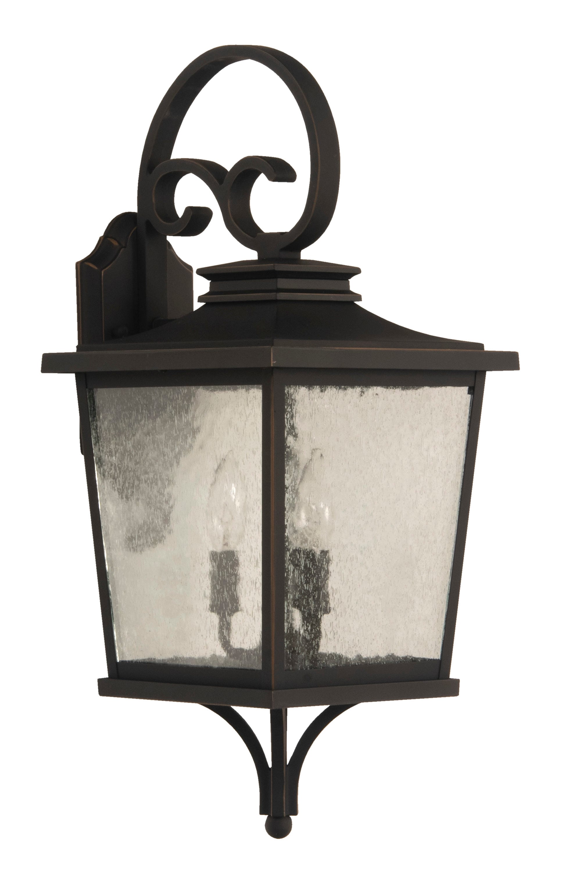 Craftmade ZA2914-DBG Tillman 3 -Light 23.25-in H Black Hardwired Outdoor Wall Light