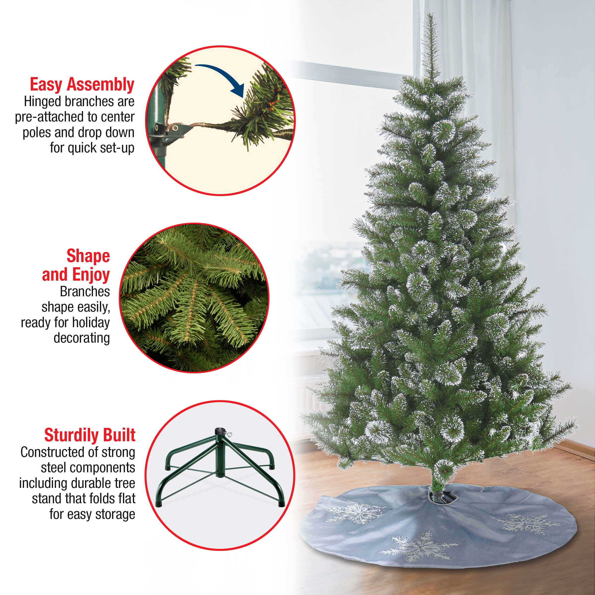 National Tree Company SAS64-500-60 Artificial-Christmas-Trees - View #5
