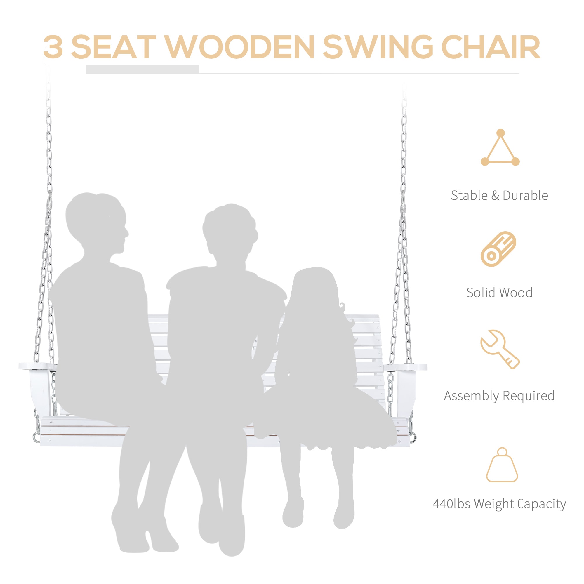 Outsunny 84A-147WT Swing-Gliders - View #4