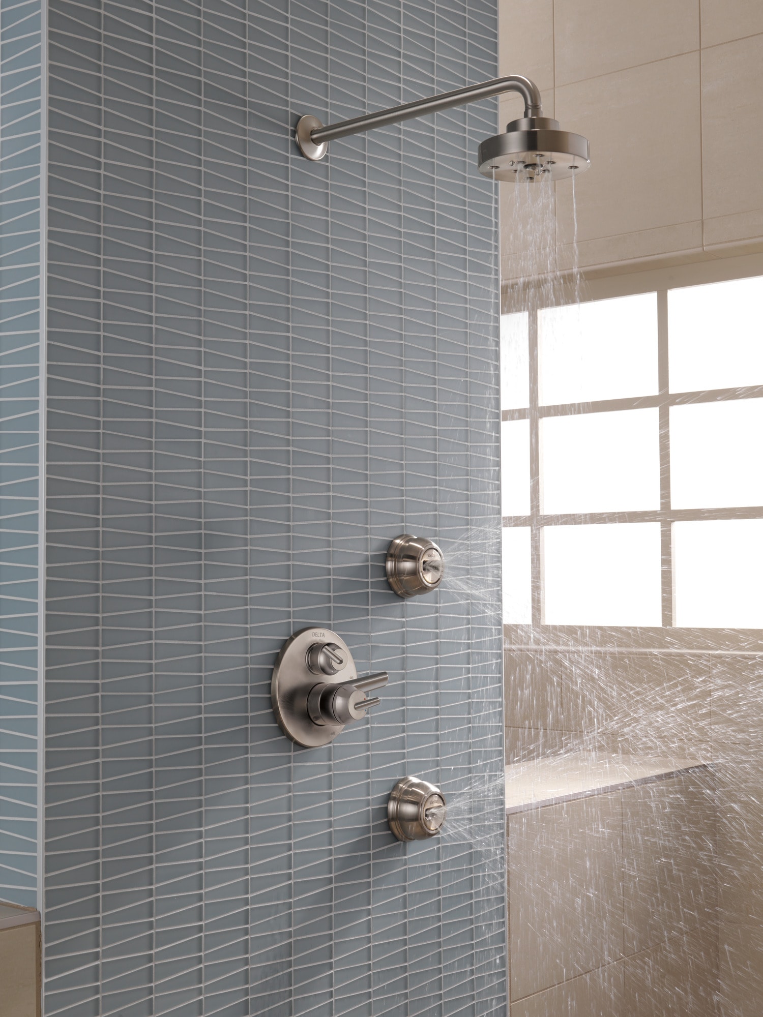 Delta T27859-SS Bath-Shower-Facc - View #2