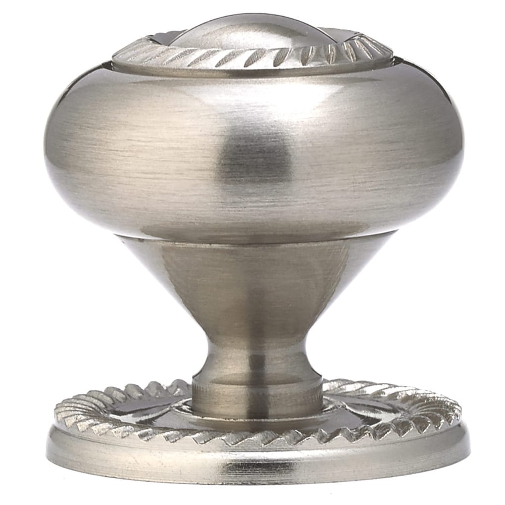 Richelieu Huntingdon 1 12 In Brushed Nickel Round Traditional Cabinet Knob Bp8048195 At 3146