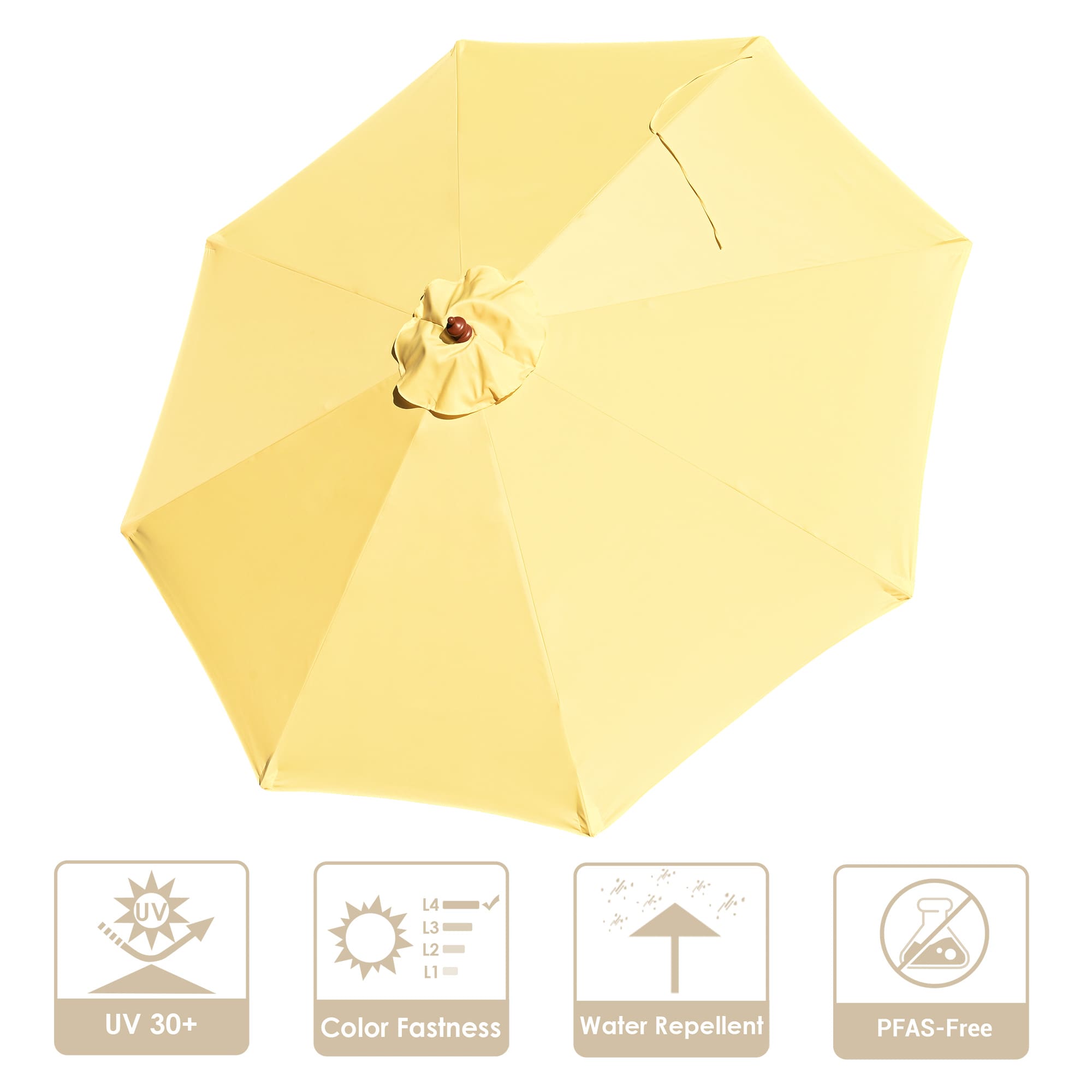 Yescom 07UMC001-9FT-01-LO Umbrellas-3 - View #4