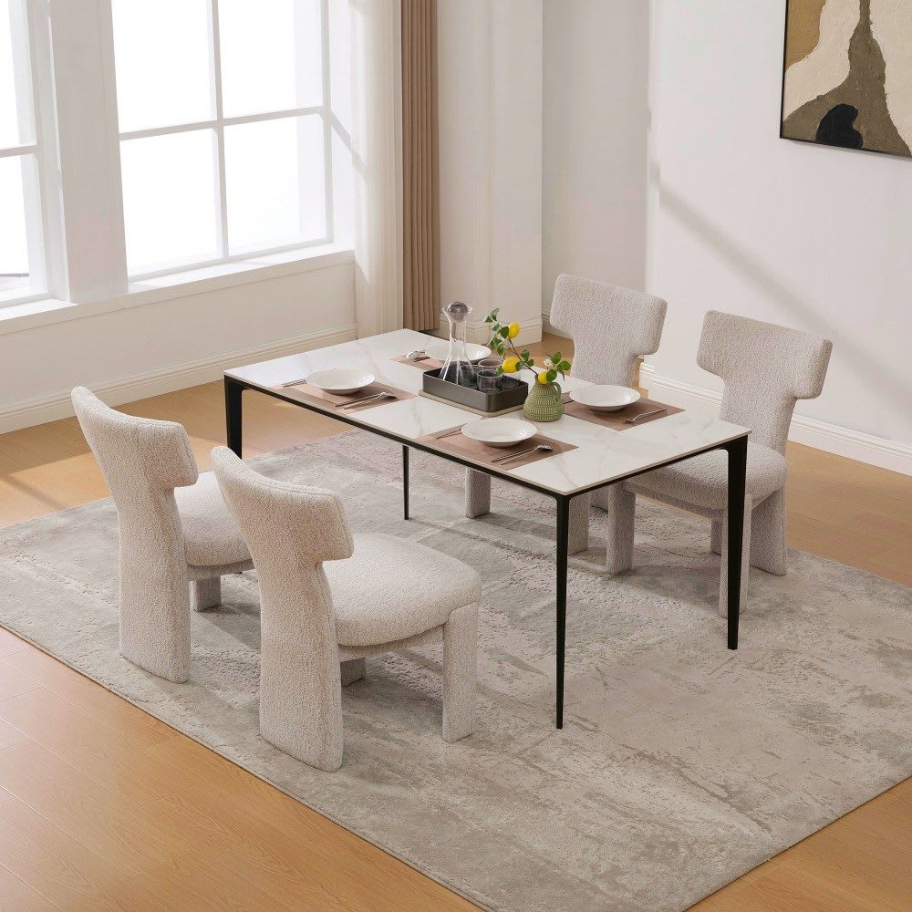 Coolbibila KIAN-DINING-BEIGE Dining-Chairs - View #5